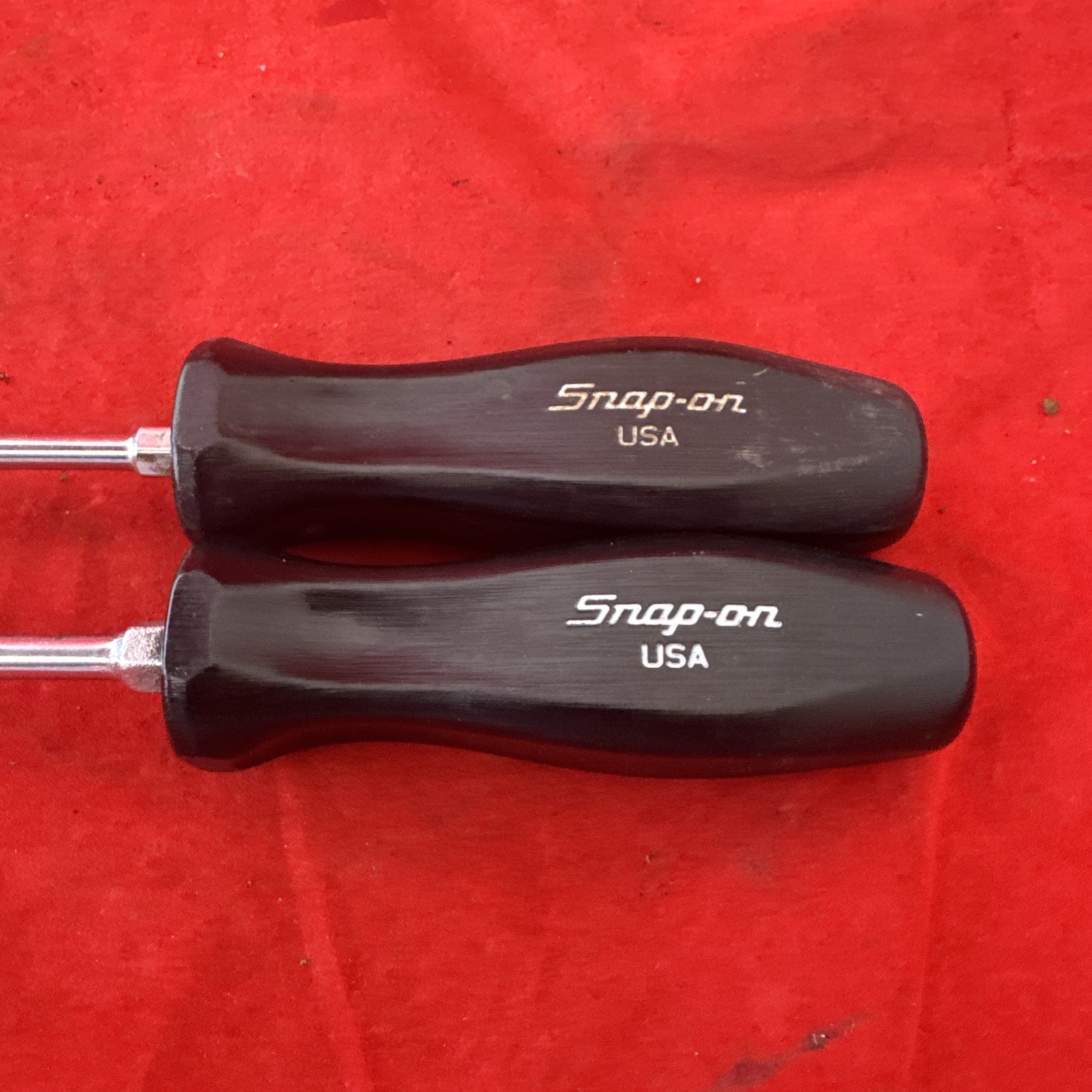 Snap on sdd style black flat and phillips head screwdrivers 6.25” long compact