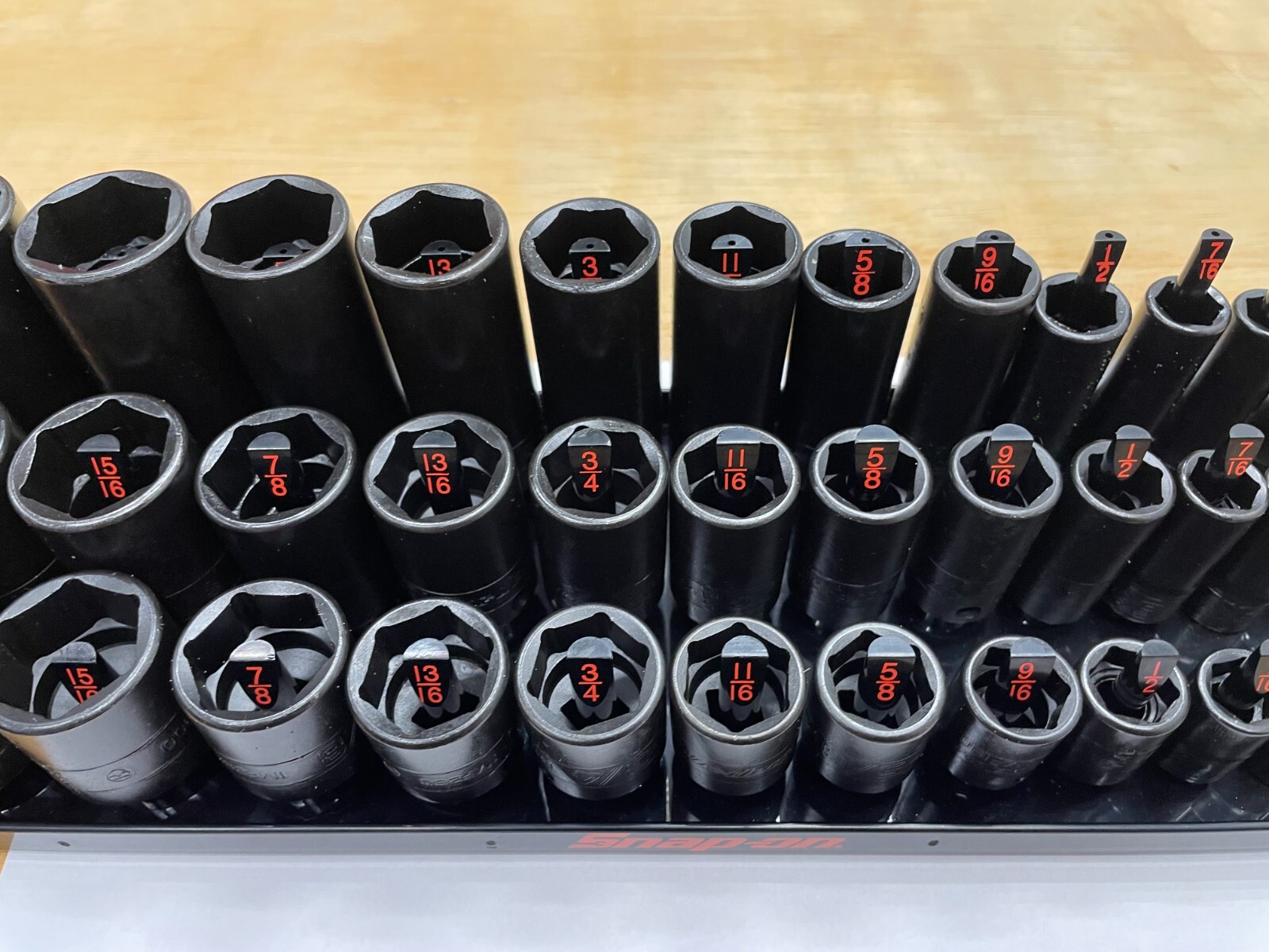 Snap-on Tools NEW 39pc 3/8″ Drive SAE Impact Shallow / Semi / Deep Master Set