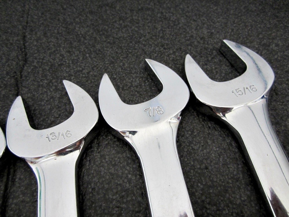 Vintage Snap-on 6pc Stubby Combination Wrenches 5/8″ to 15/16″ Underline USA