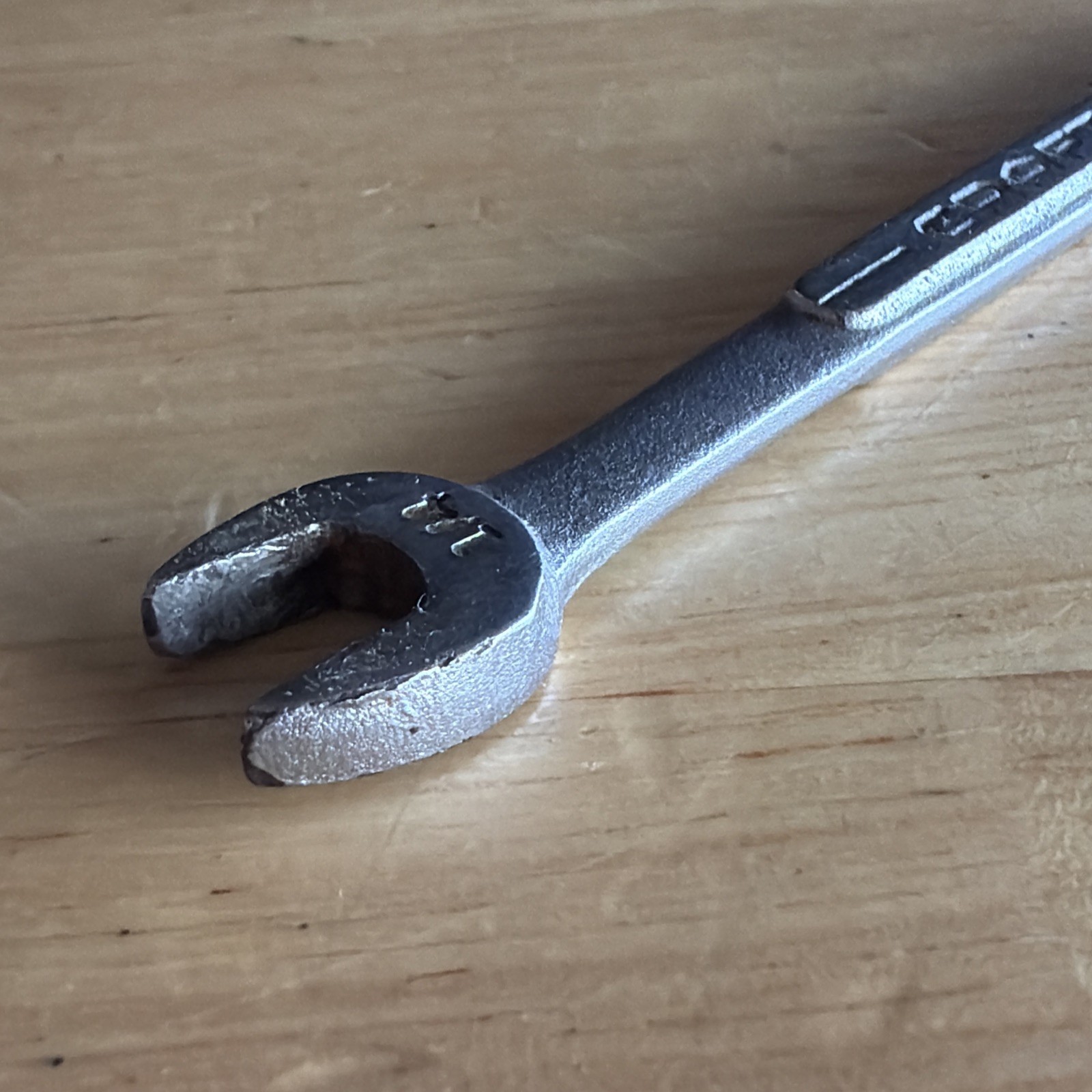Craftsman 1/4″ x 5/16″ Double Open End Wrench Flying -V- V Series Vtg USA READ!