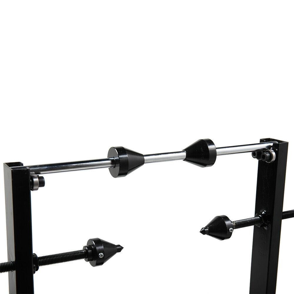 Universal Motorcycle Stand Wheel Balancer Bike Steel Black