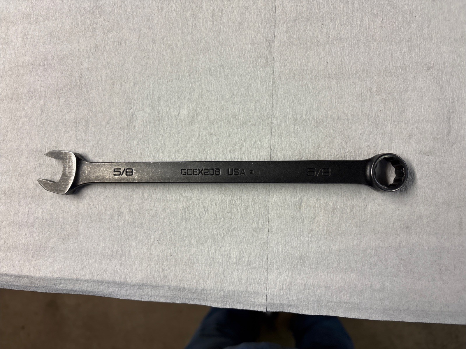 Snap On GOEX20B 5/8” Combination Wrench W/ Black Industrial Finish
