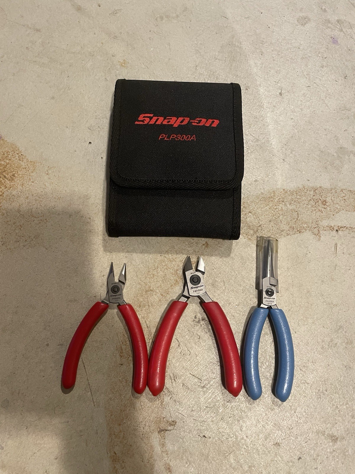 Snap-On PLP300A Precision Plier Set W/ Case