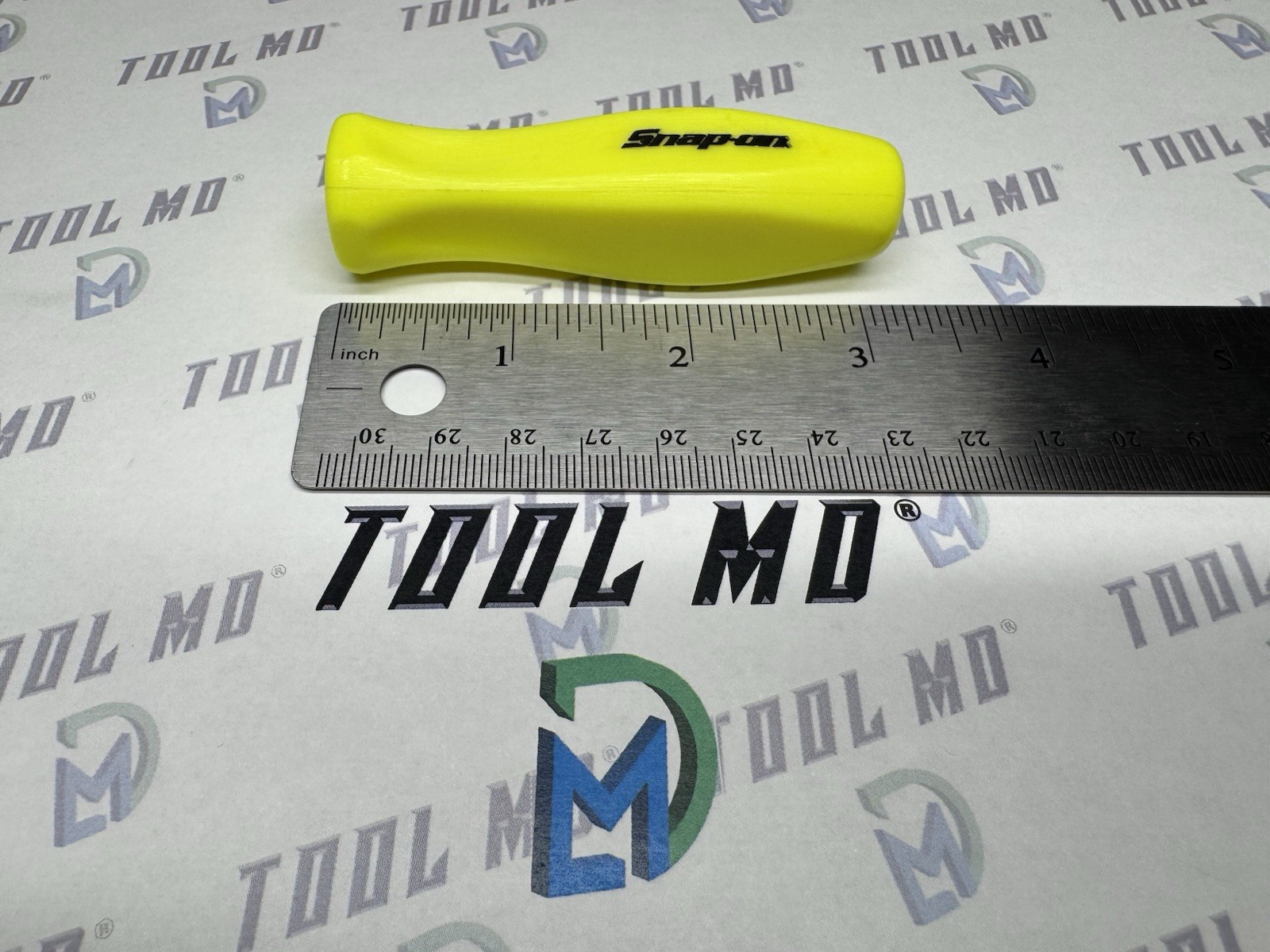 Snap-on Tools NEW HI VIZ YELLOW 1/4″ Drive Hard Grip Ratchet Handle THLD72