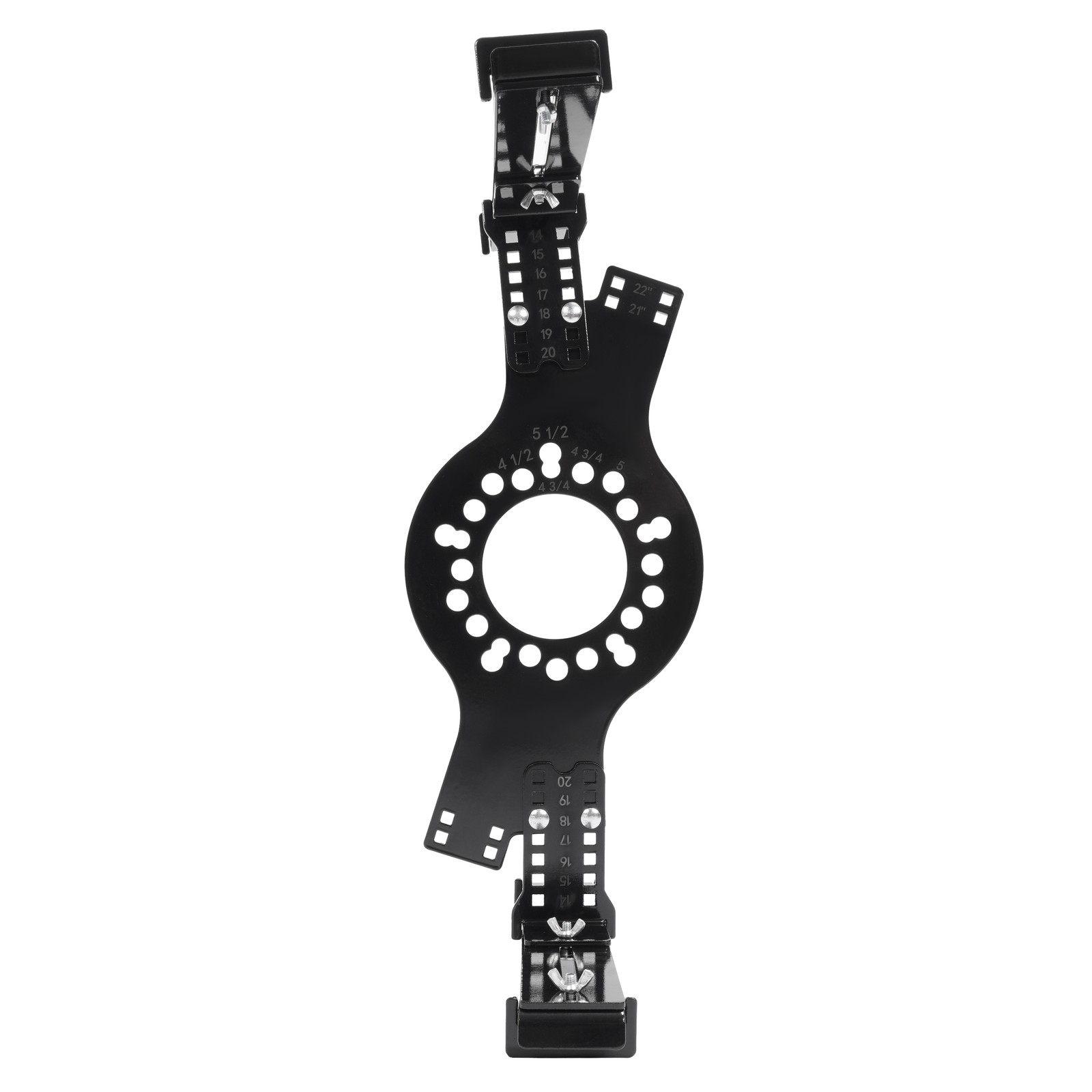 5-Lug Pattern 14″-22″Wheel Fitment Simulator Tool Tire Size For Measuring Mockup