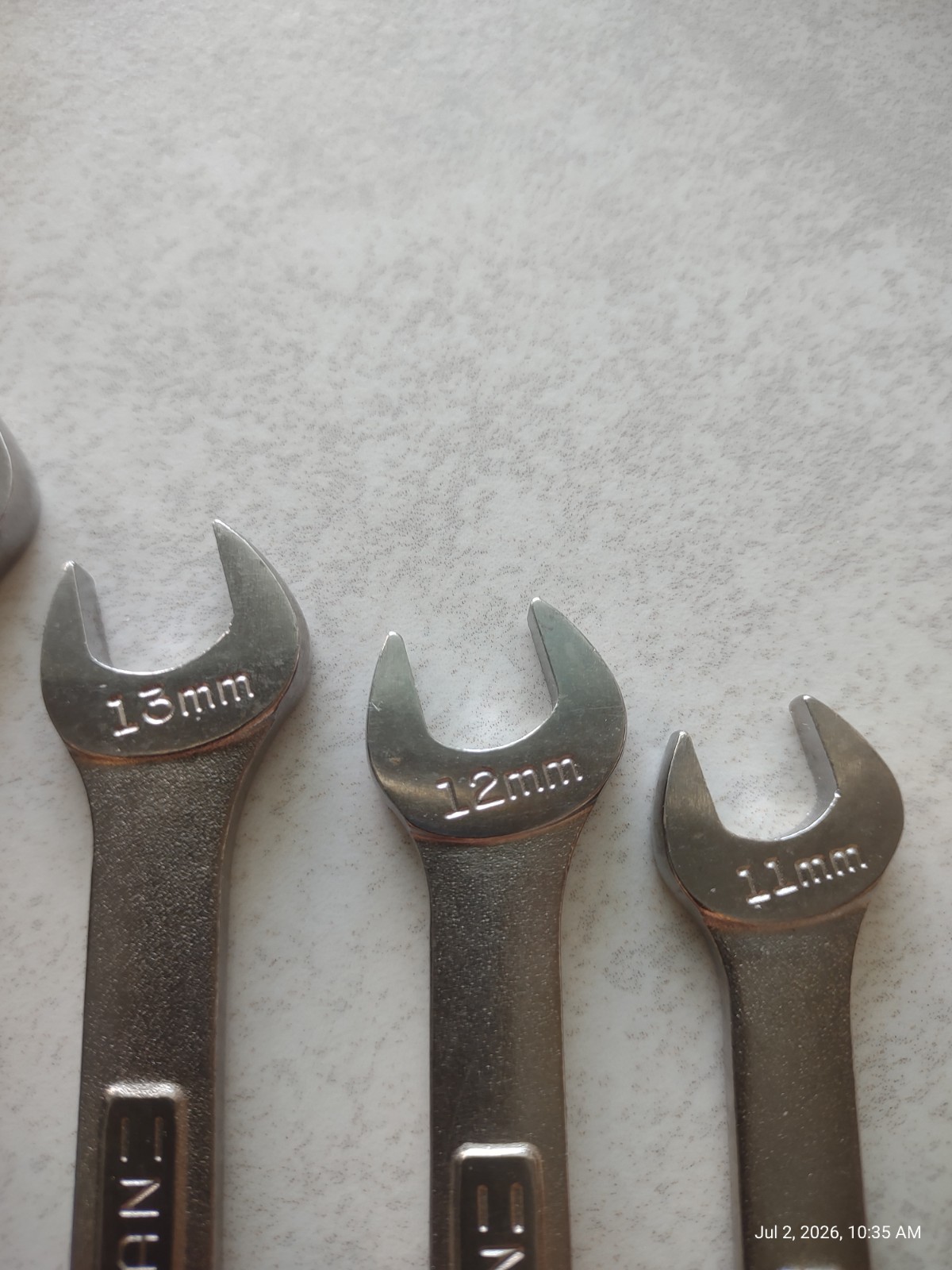 6pc Vintage Craftsman Metric Combination Wrench Lot 11mm-16mm VA Made In USA