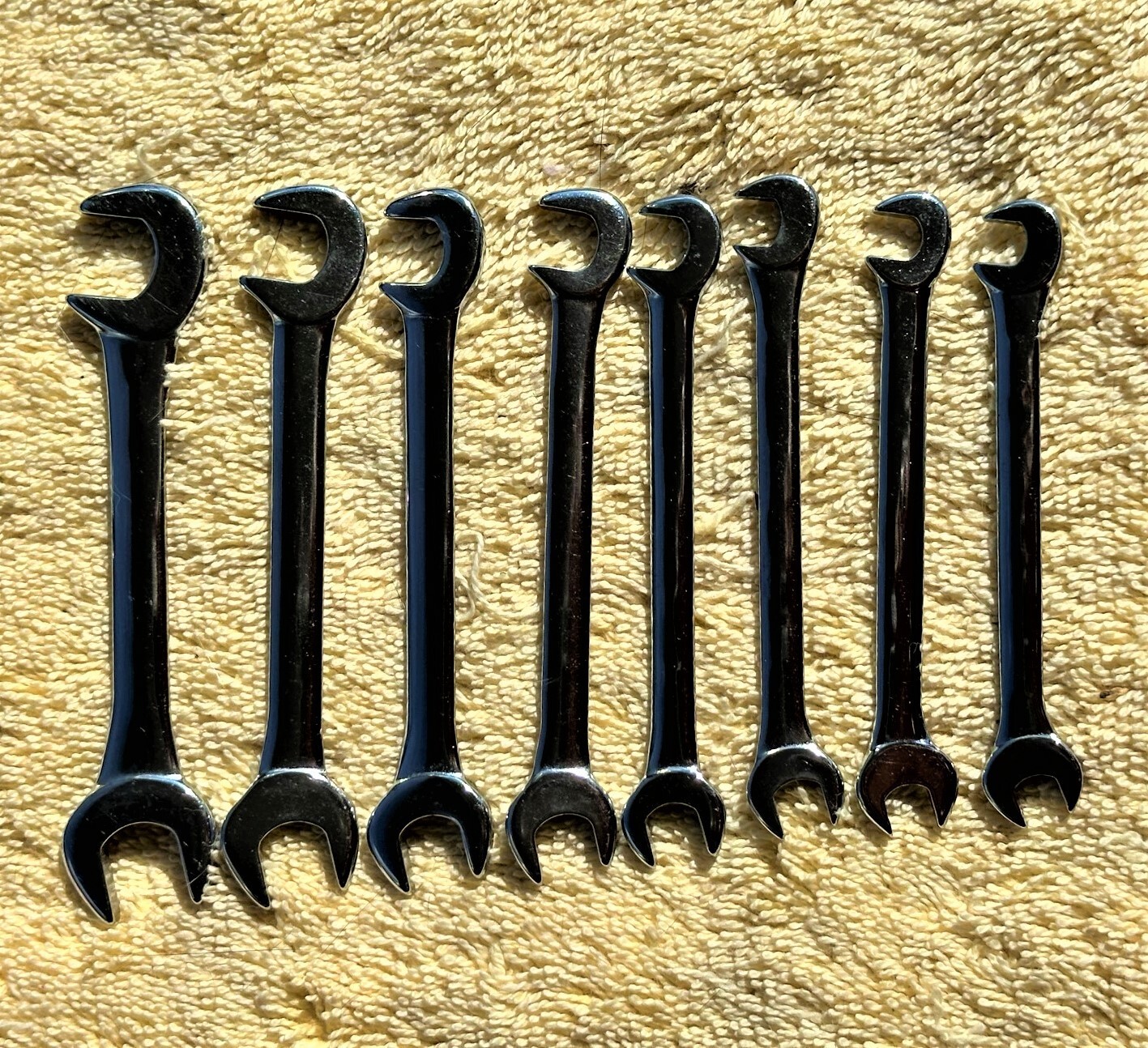 VINTAGE CRAFTSMAN 8 PC «SUPER TUFF» IGNITION WRENCH SET NO. 9-4306 — L@@K NICE