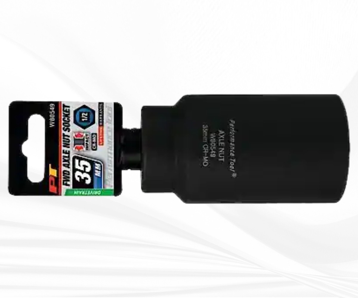 Performance Tool W80549 35mm 1/2″ Drive FWD Axle Nut Socket Cr-Mo 6-Point New