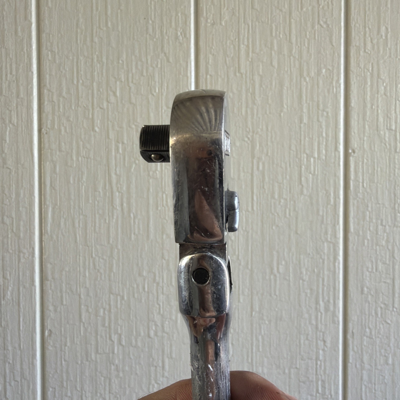 ICON 3/8 in. Drive Professional Long-Reach Flex-Head Ratchet with Comfort Grip