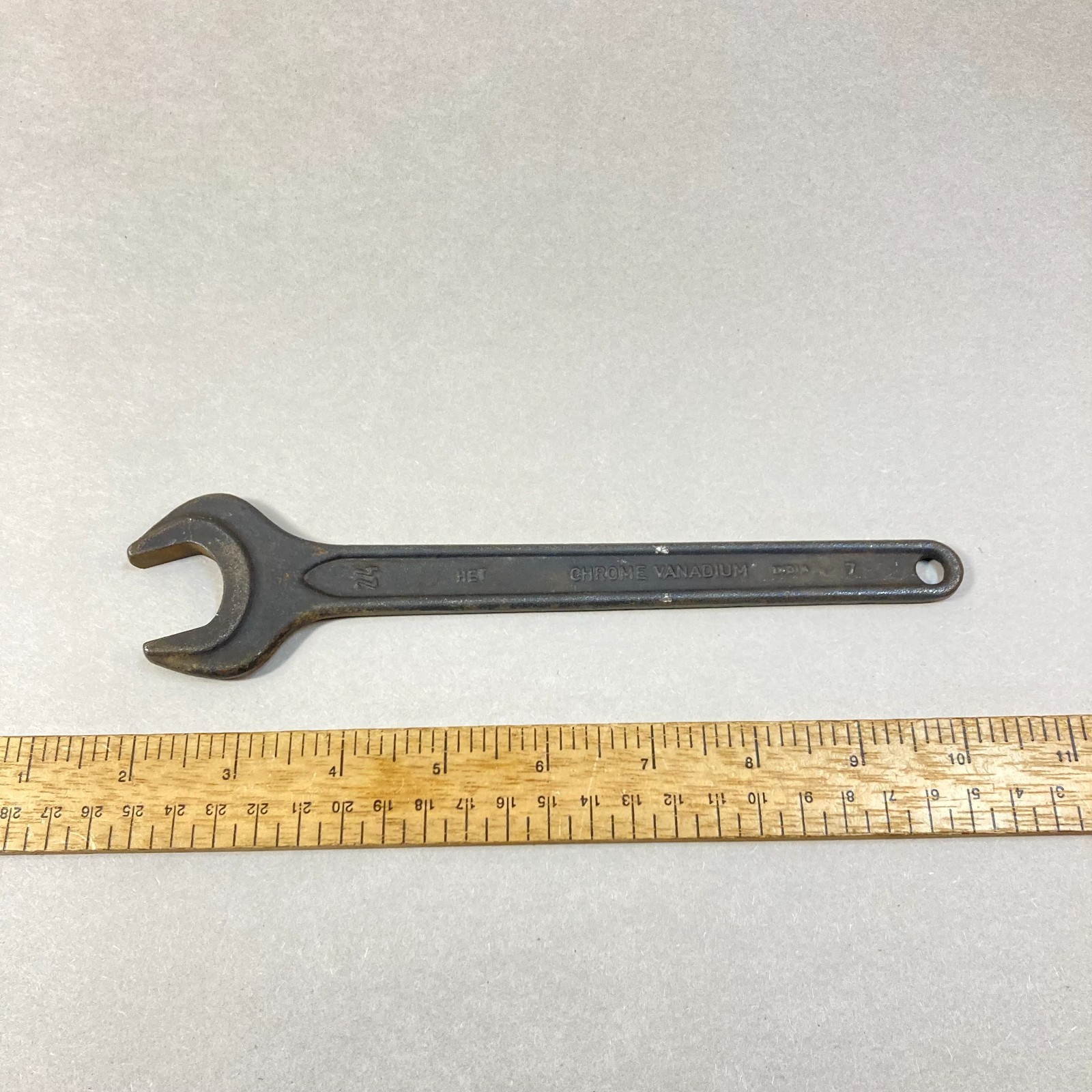 Vintage Bosch 24mm Wrench Single Open End Engineer #HET