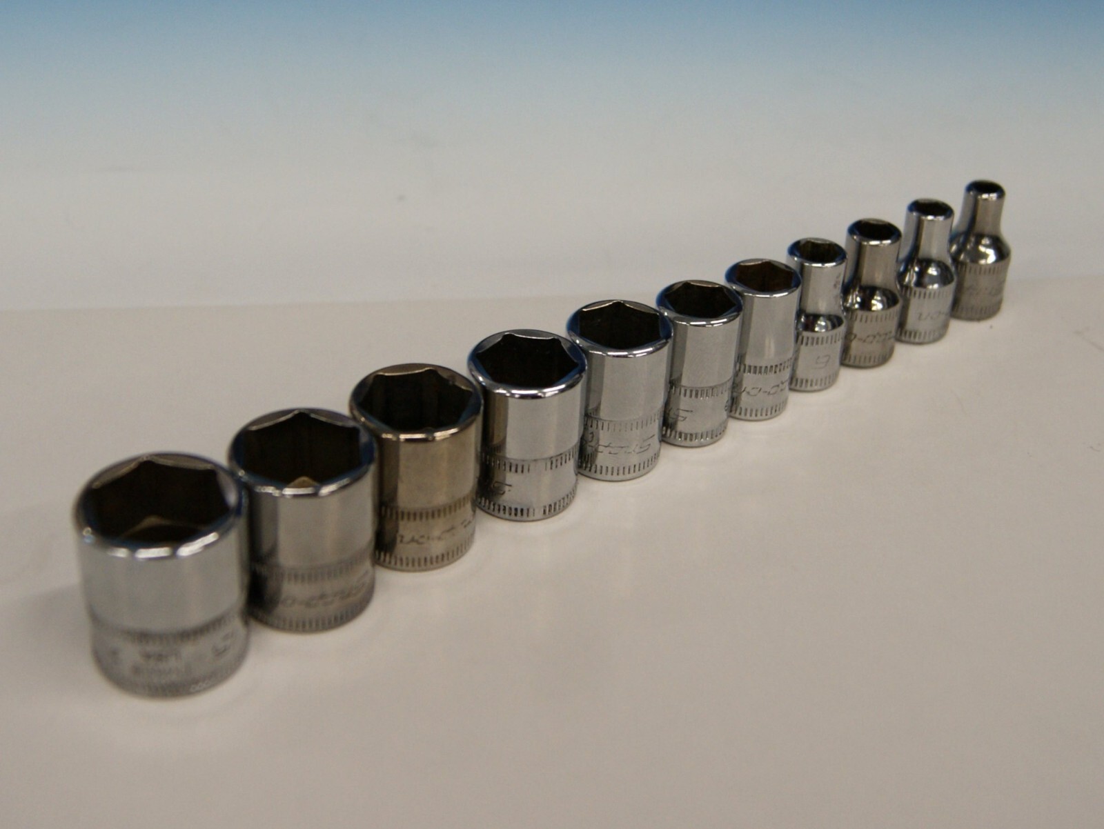 Snap On 1/4 Drive TMM 4 – 15mm, 6 Point Shallow Sockets, Read for Details bn3931