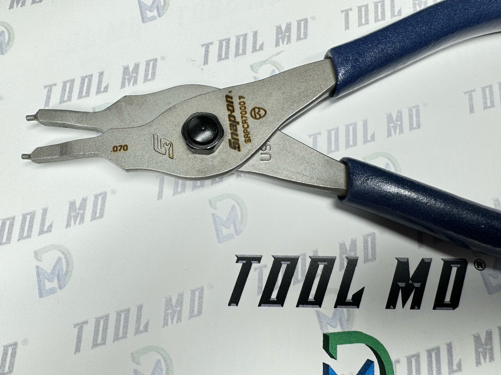 Snap-on Tools USA NEW POWER BLUE Straight Tip .070 Snap Ring Pliers SRPCR7000
