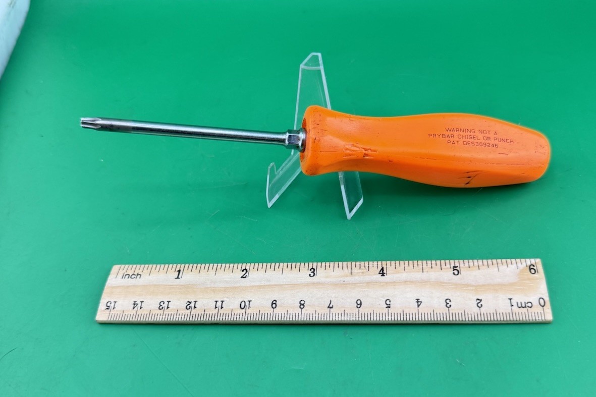 Snap On SDTX320 USA T20 TORX Hard Handle Orange Screwdriver SDTX320 Made In USA!