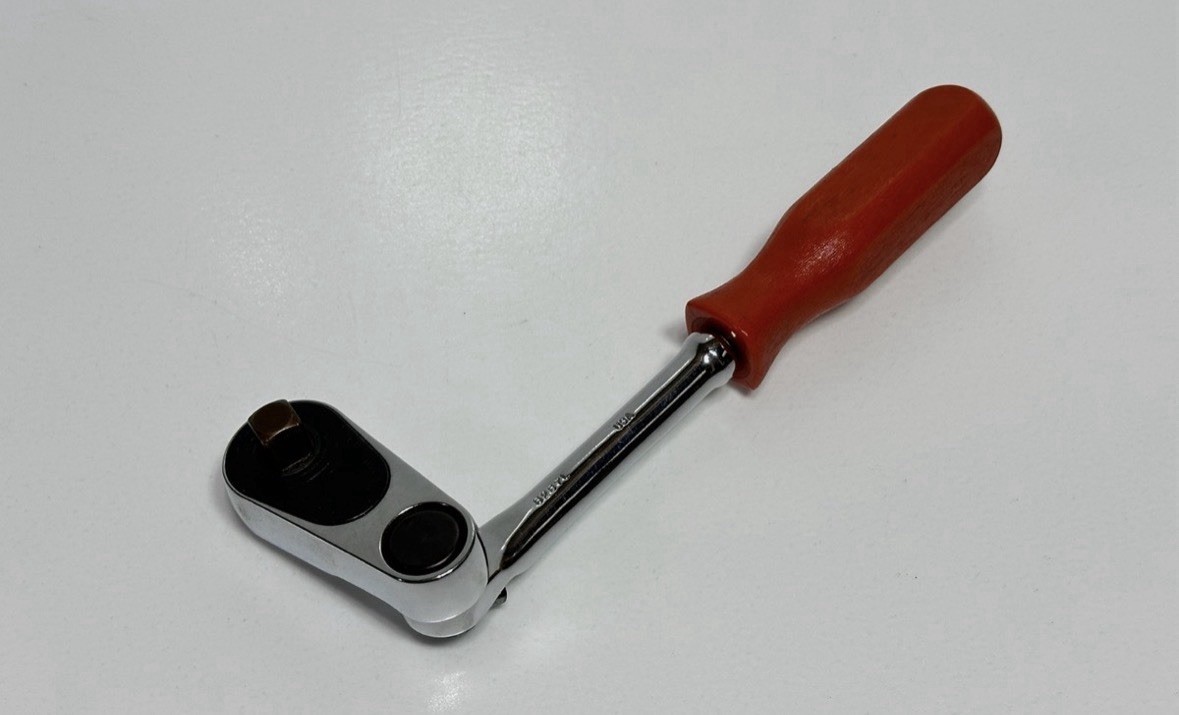 Proto USA Made (Rare) Professional 5257L 3/8″ Drive Indexable Ratchet Red Handle
