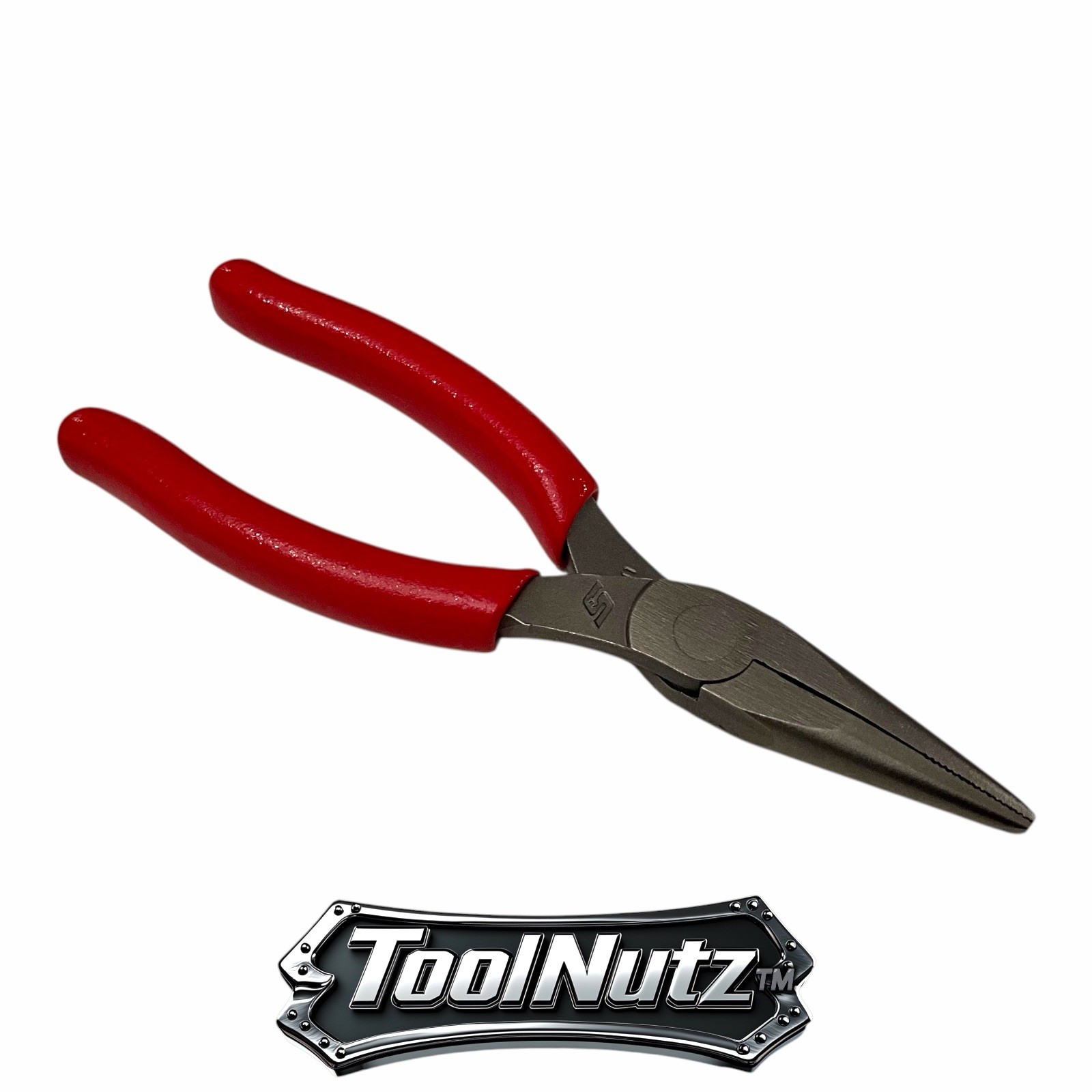 Snap-on Tools NEW 95ACF 6″in. RED Soft Grip Rounded Jaw Needle Nose Pliers USA