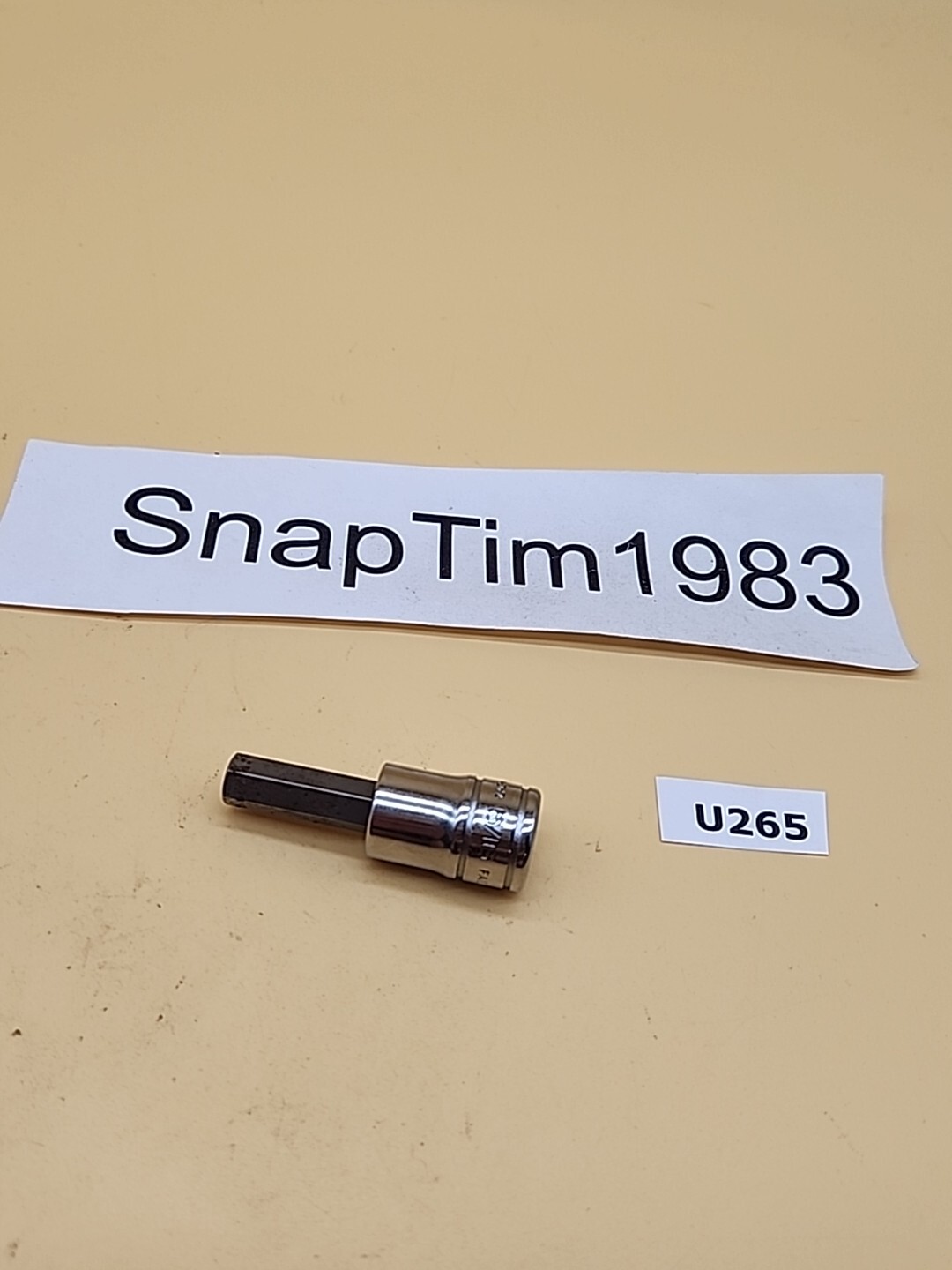 Snap-on Tools FA10E 3/8″ Drive 5/16″ SAE Chrome Allen Hex Bit Socket Driver