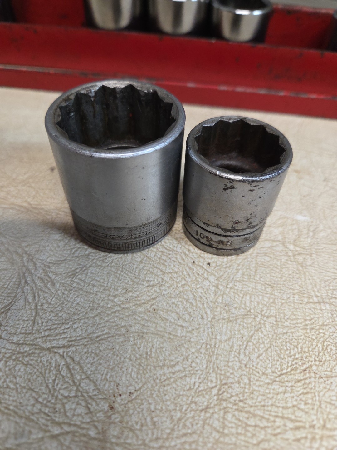 Snap On Shallow 14Piece SAE Socket Set 1/2″ Drive 6 point 1-1/4 to 7/16 2-12pt