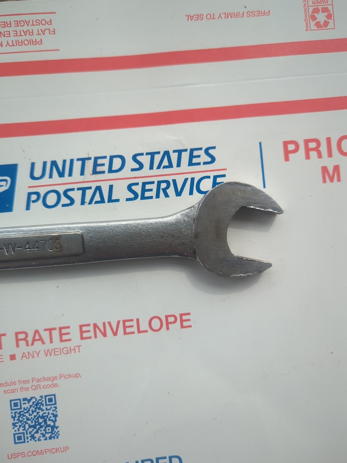Craftsman 7/8 Inch Combination Wrench W 44703 Vintage USA