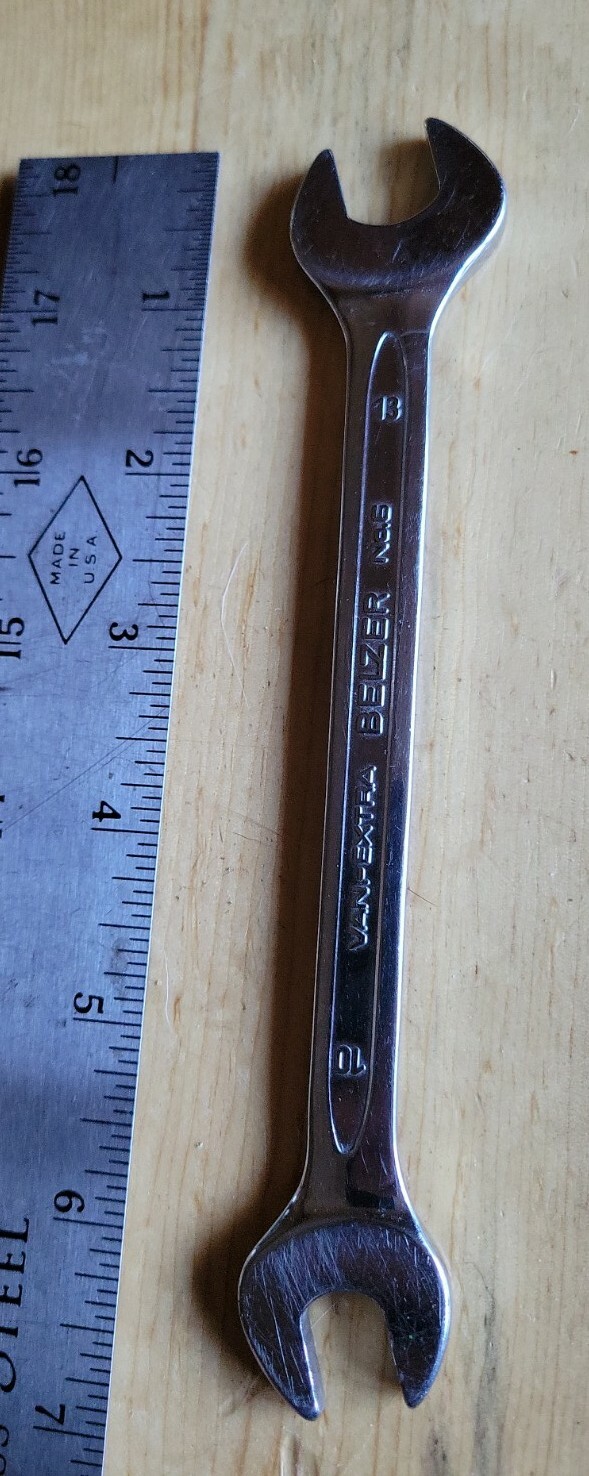 NO.6 Belzer Van-Extra 10MM 13MM Combination Wrench Germany Excellent Pre-owned