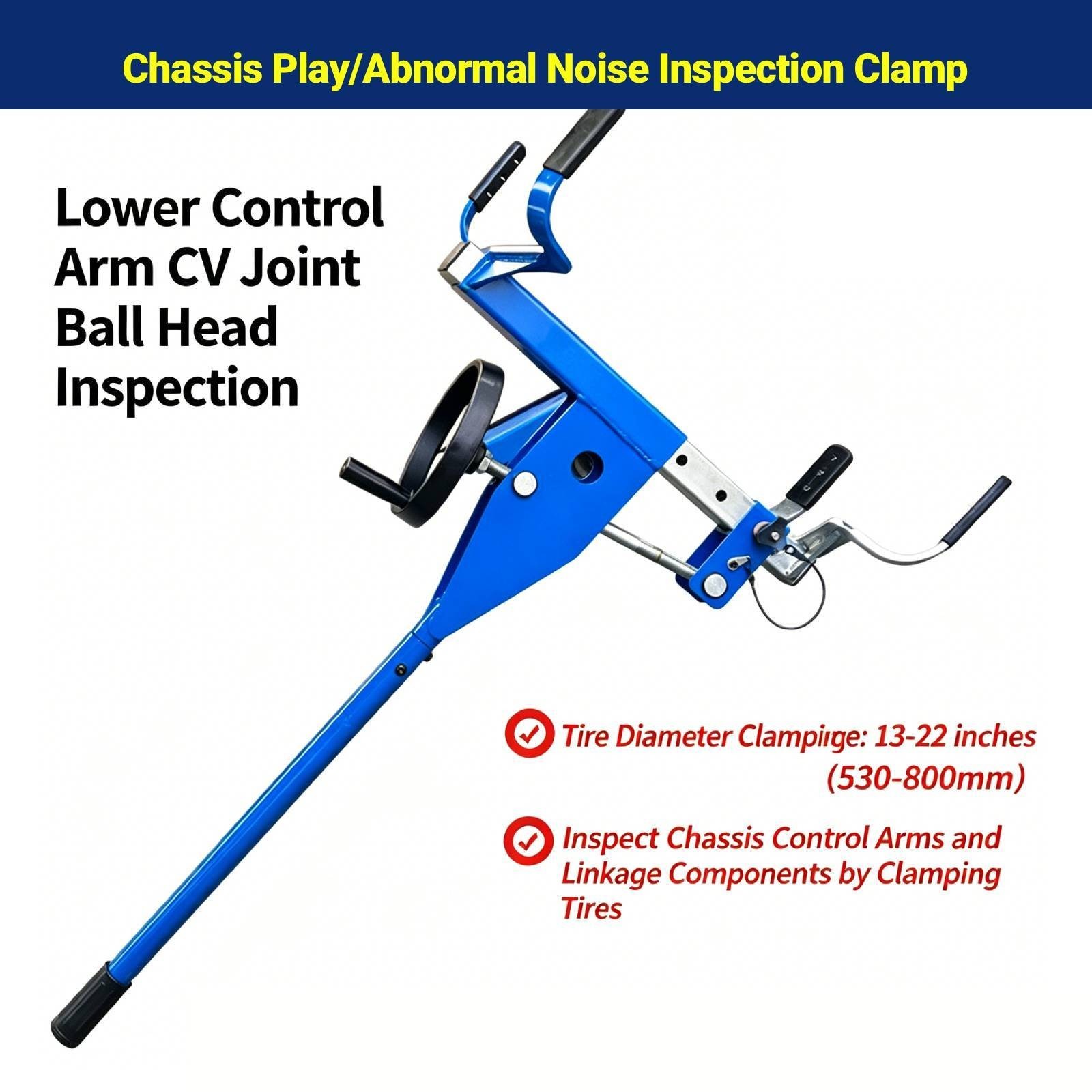 Automotive Suspension Play Tester,Rocker Arm Type Chassis Noise Detector Tool