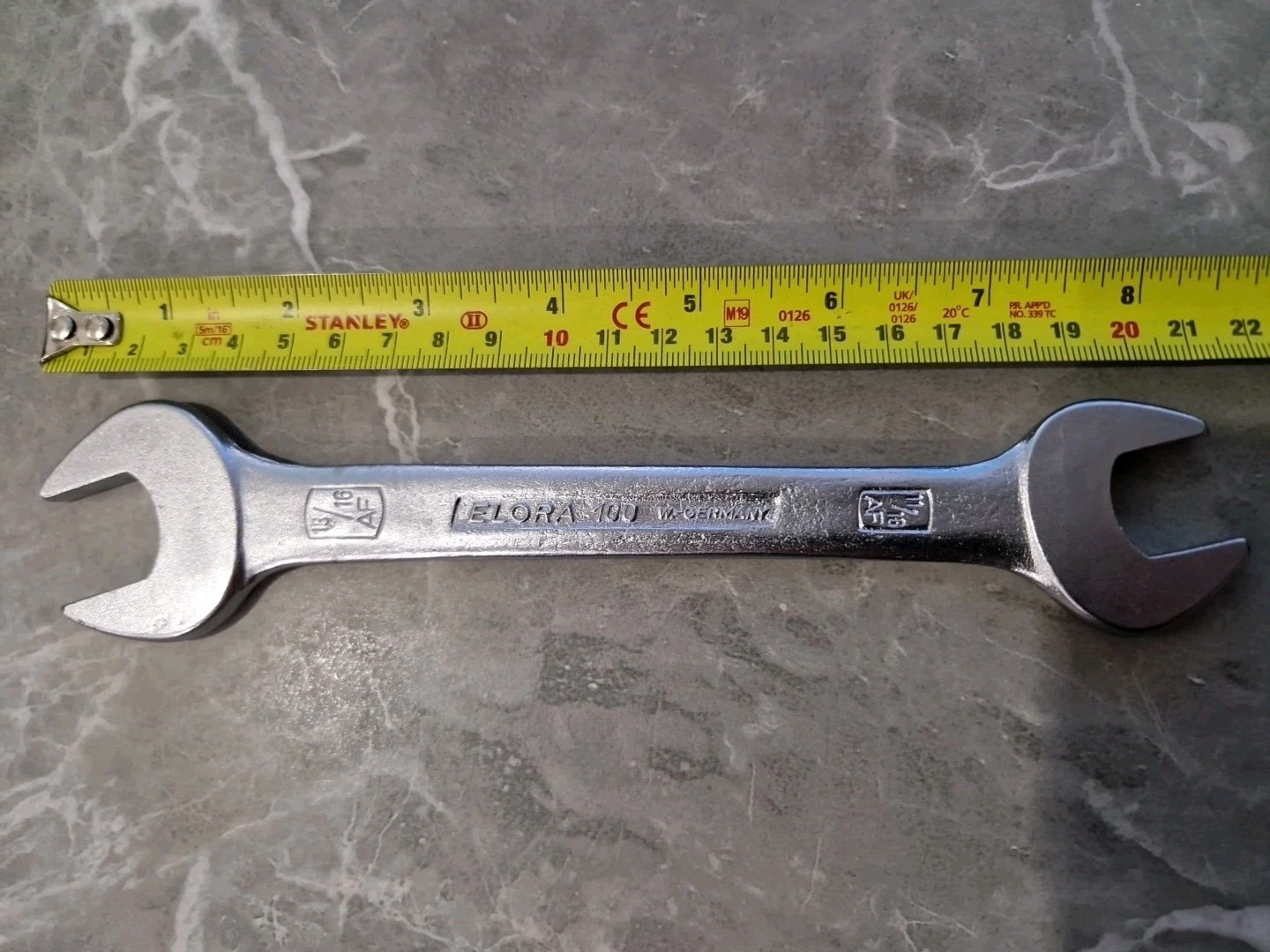 Elora 100 Open End Spanner West Germany 13/16″ X 11/16″ AF