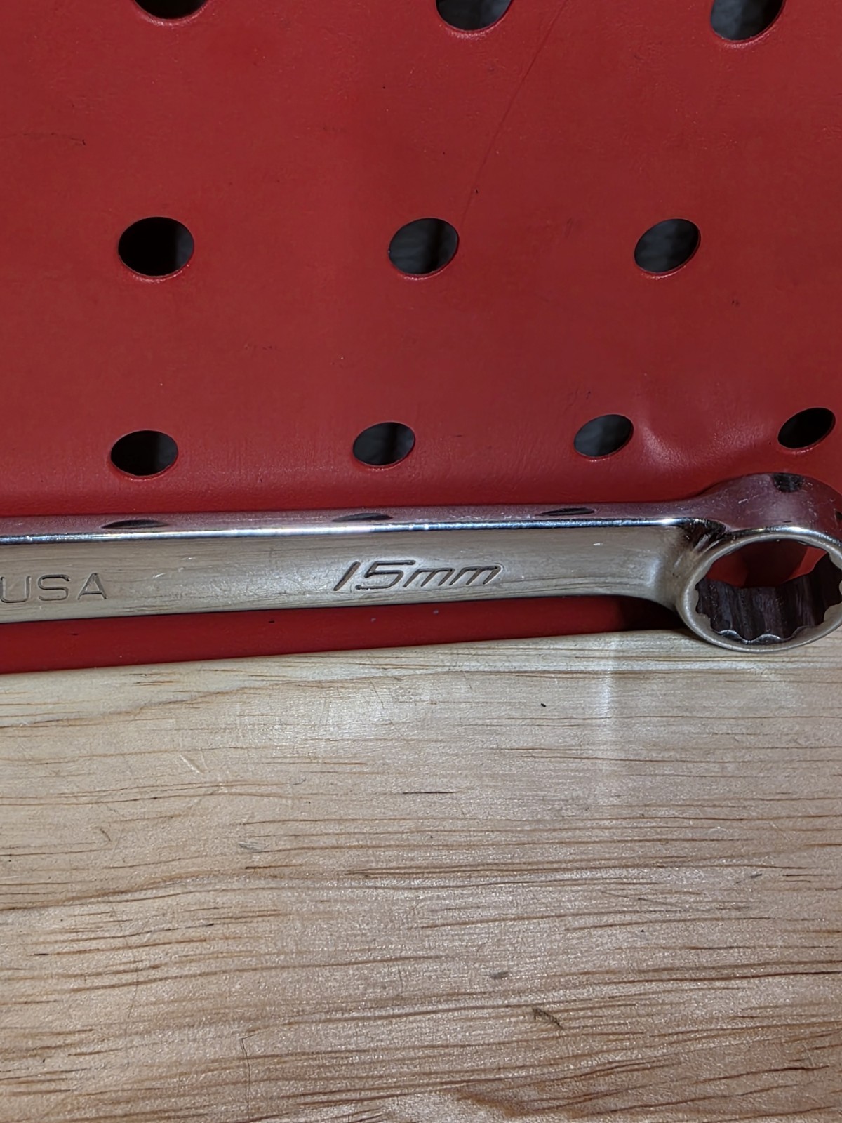 Snap-on Tools SOEXM15 15mm Metric Flank Drive Plus Combination Wrench USA