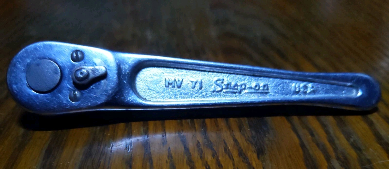 VTG Snap On Tools MV71 Small 1/4″ Drive Ratchet Hand Tool USA