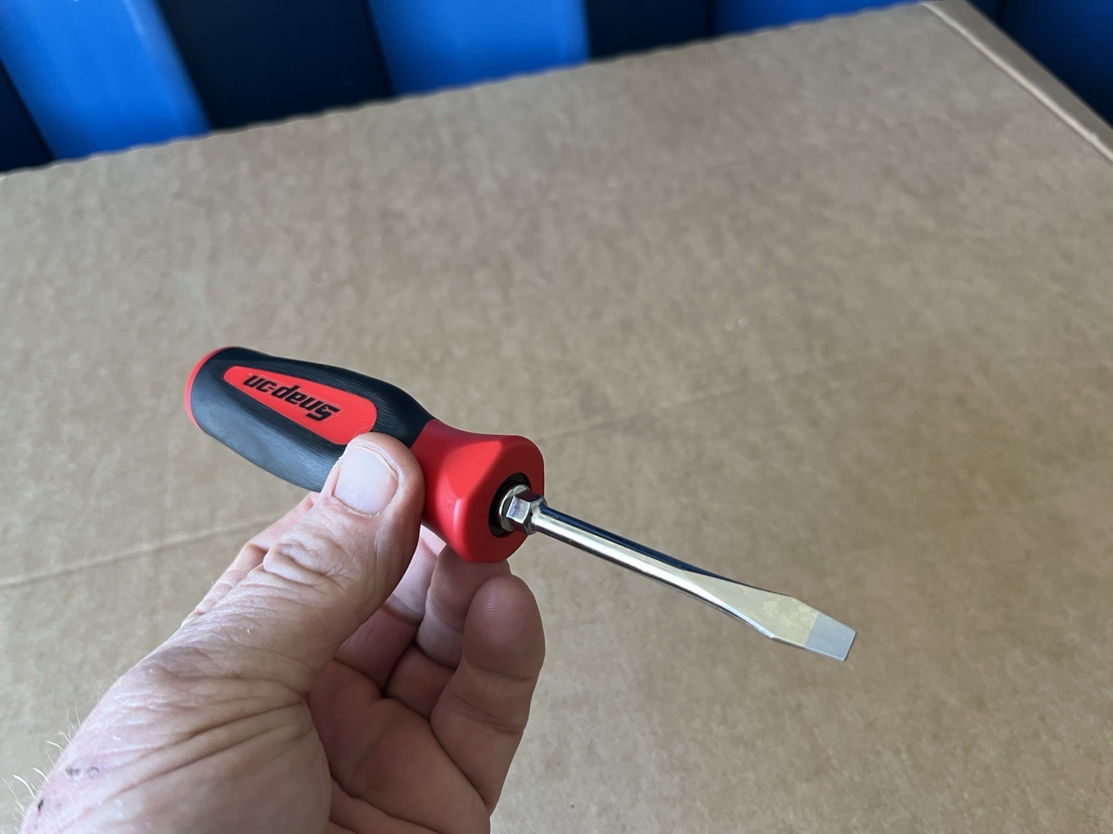 Snap On SGD2B Screwdriver 7/32” New Tool In Classic Red Instinct Handle