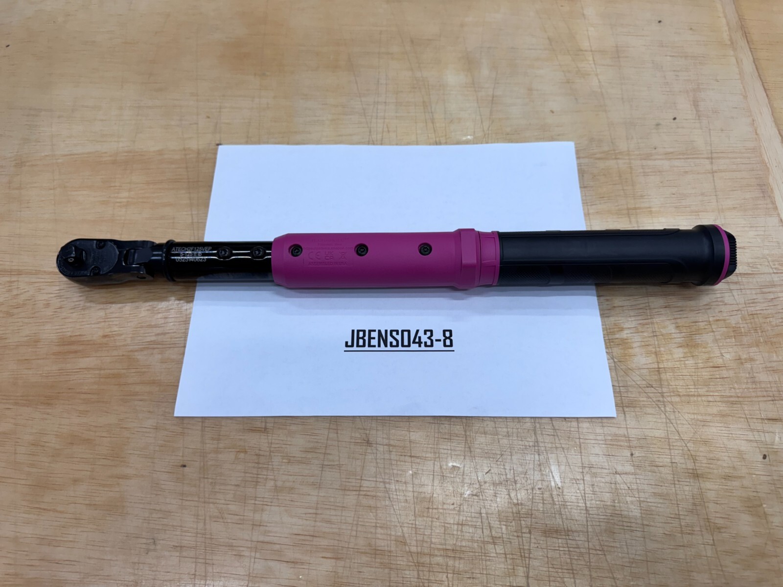 Snap-on Tools NEW PINK 3/8″ Drive 5-125ft lb Digital Torque Wrench ATECH2F125VEP