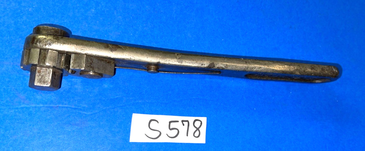 WILL B LANE TOOLS VINTAGE LARGE HEX DRIVE RATCHET PAT. JAN 14 1908 SUPER UNIQUE