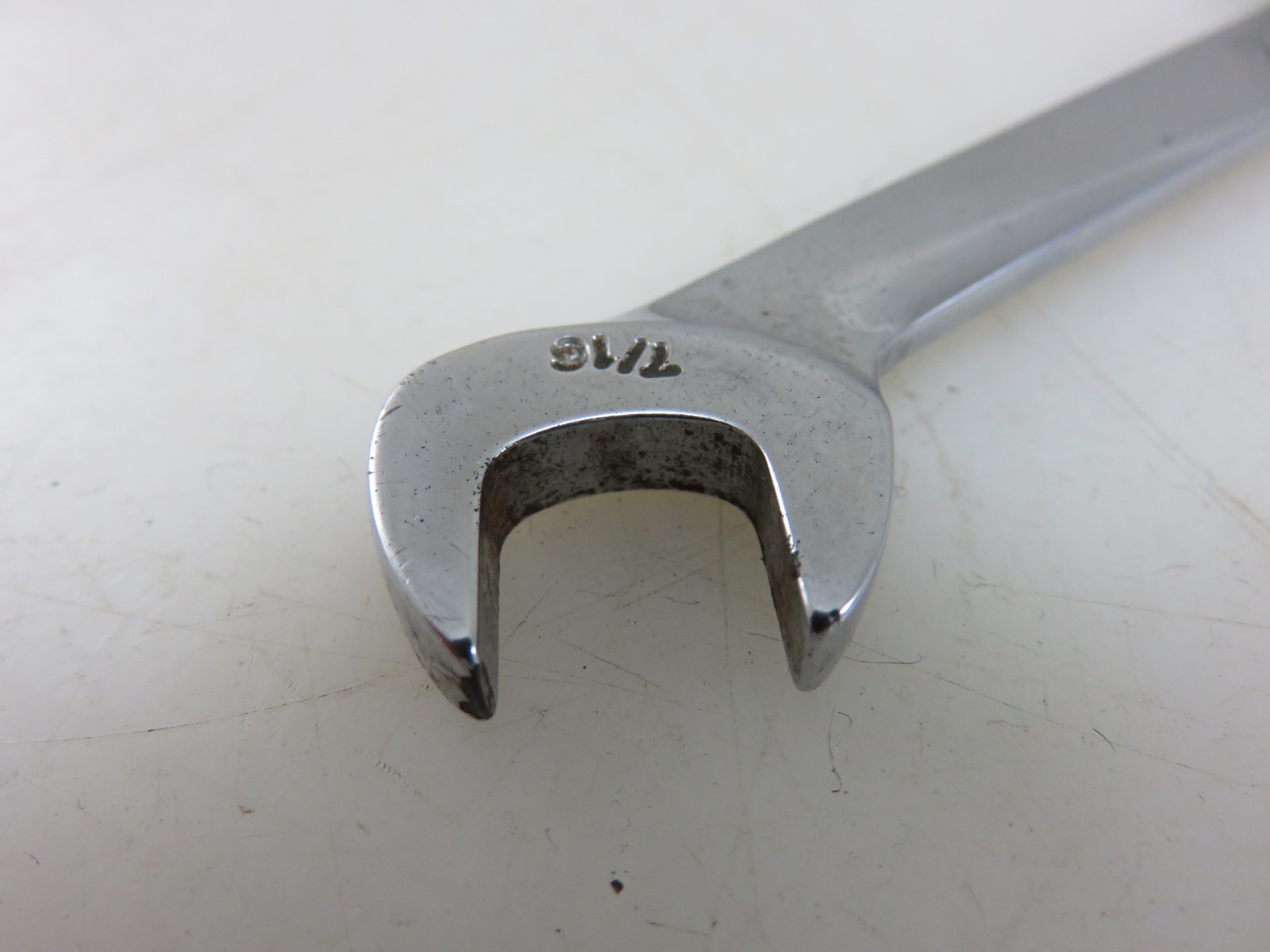 Snap-On VS14 4-Way Angle Open End Wrench 7/16″ Vintage