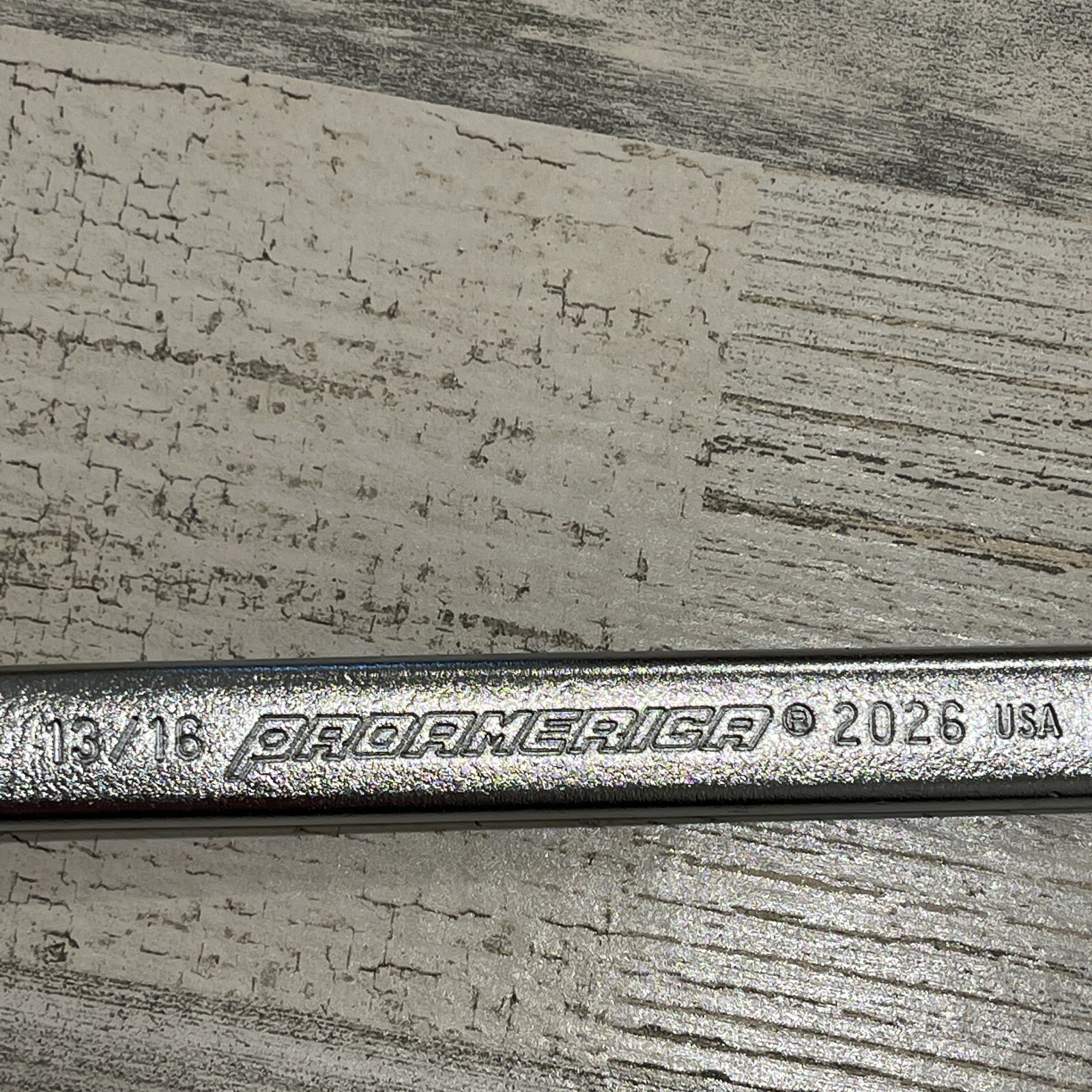 NOS Proamerica 13/16 “ 12 Point Combination Wrench #2026 USA SAE