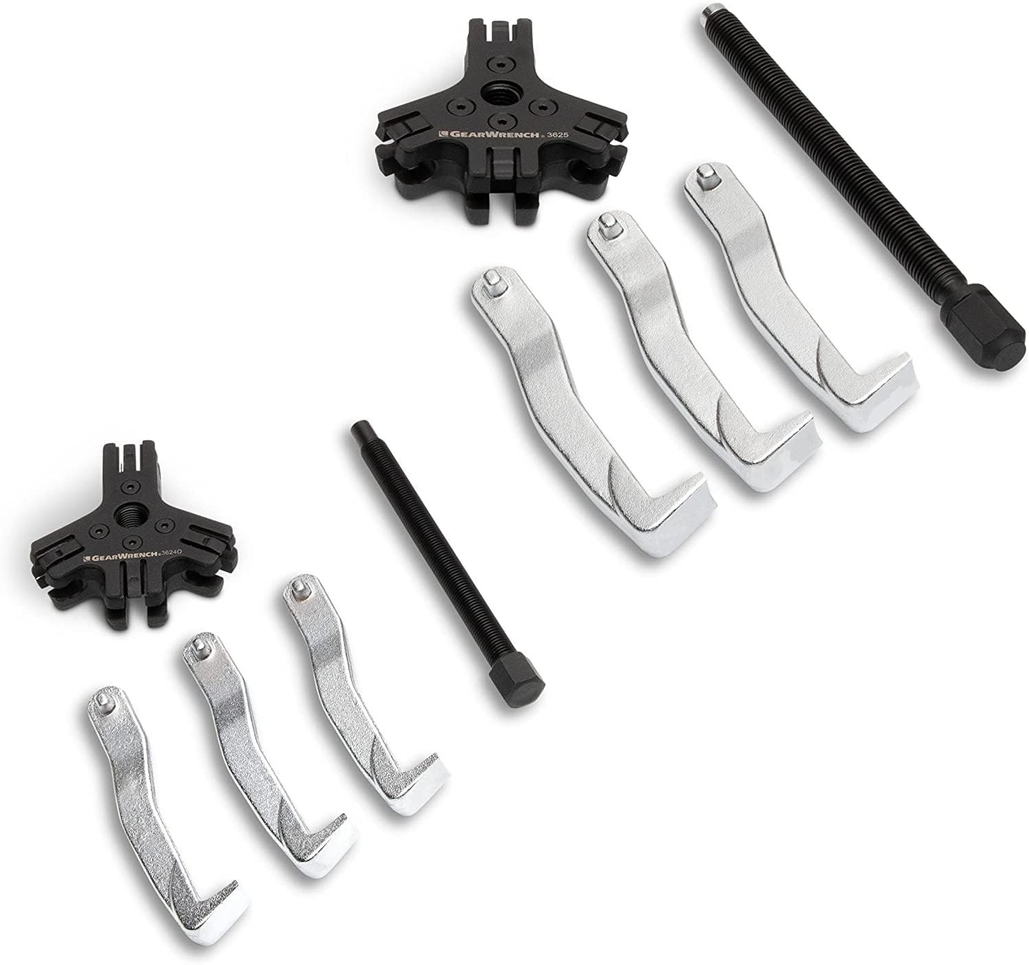 2 & 5 Ton Ratcheting Puller Set – Versatile Automotive Tool, Lightweight Design