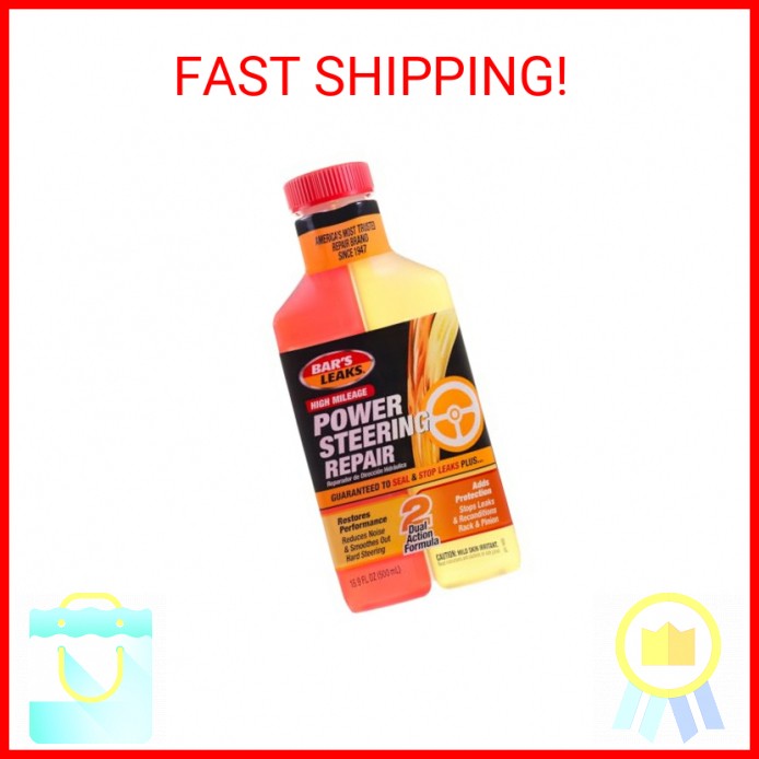 Bar’s Leaks High Mileage Power Steering Repair-It, 16.9 oz