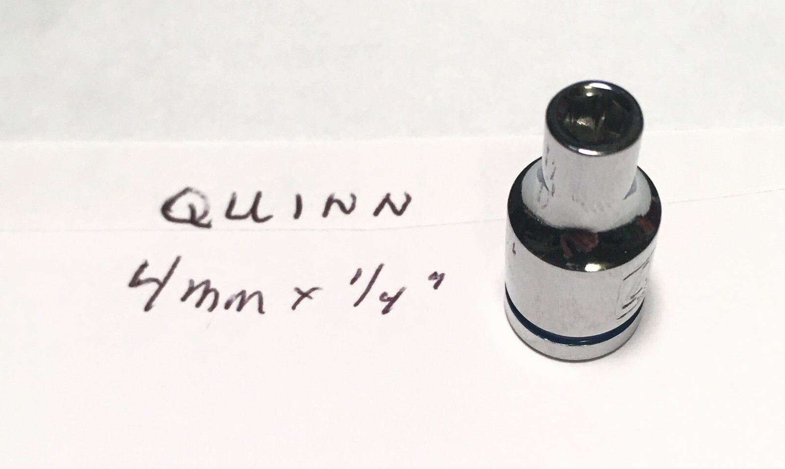 Quinn 4 mm x 1/4″ Dr Standard Socket 6 Point Free Shipping