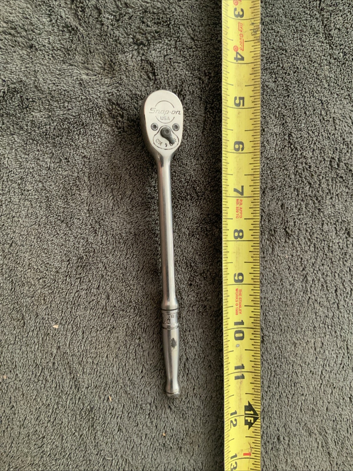 Snap On Tml830 1/4” Drive Ratchet, Wokrs Fine….used….has Marks…see,pics…