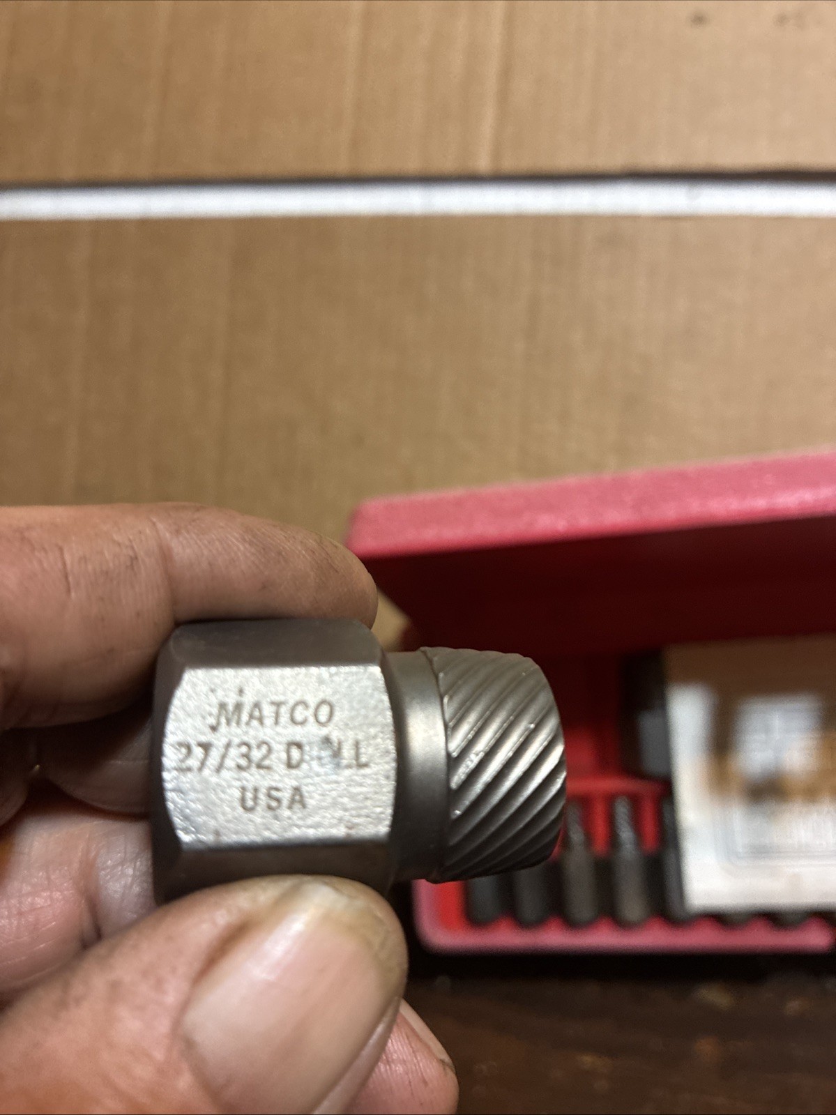 Matco Tools Screw Extractor Set SEXS25 5/32”7/8″ 24 Pieces Hexagonal Head Read D