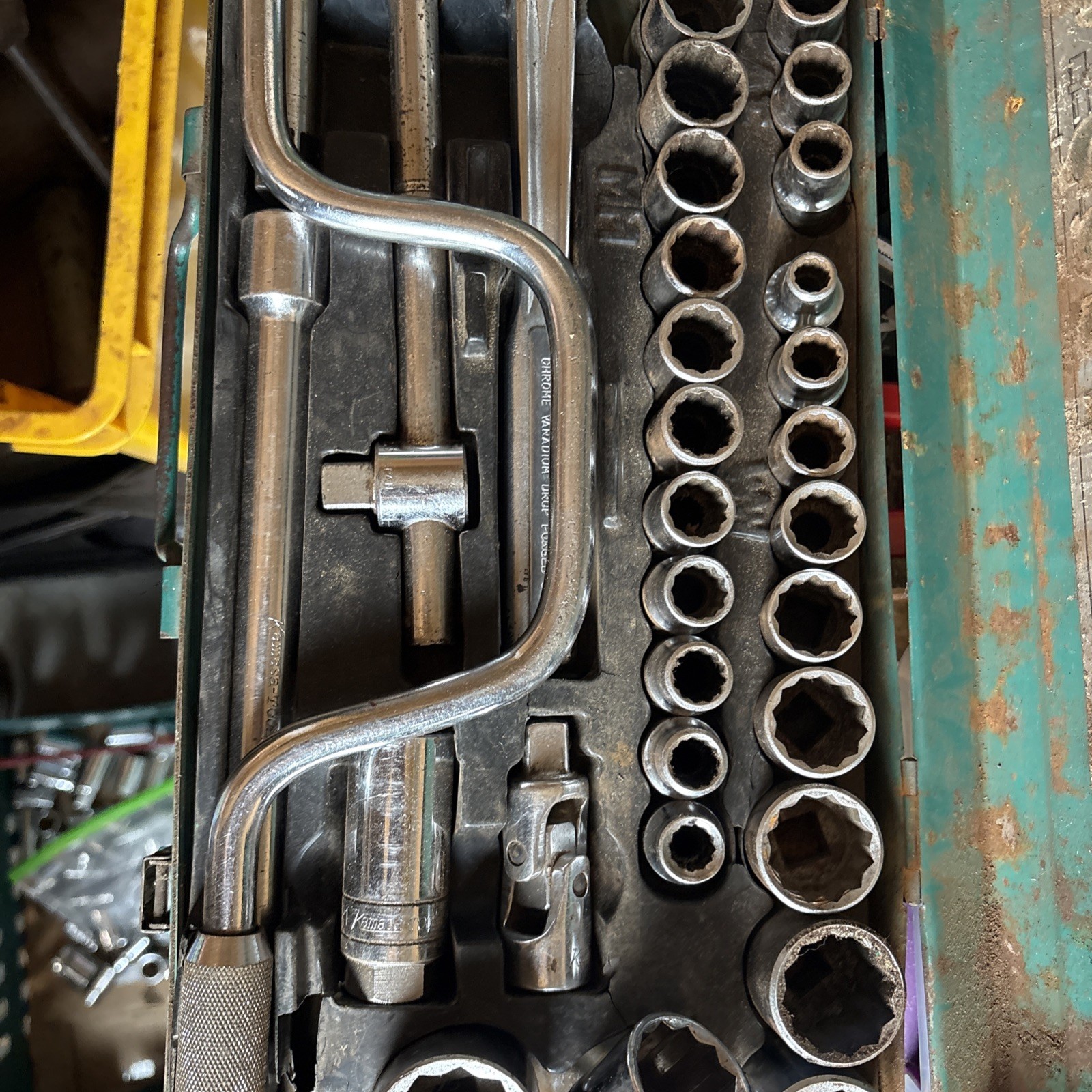 Kamasa Socket Set KT4849 1/2″ Drive 42 Piece Vintage Tools
