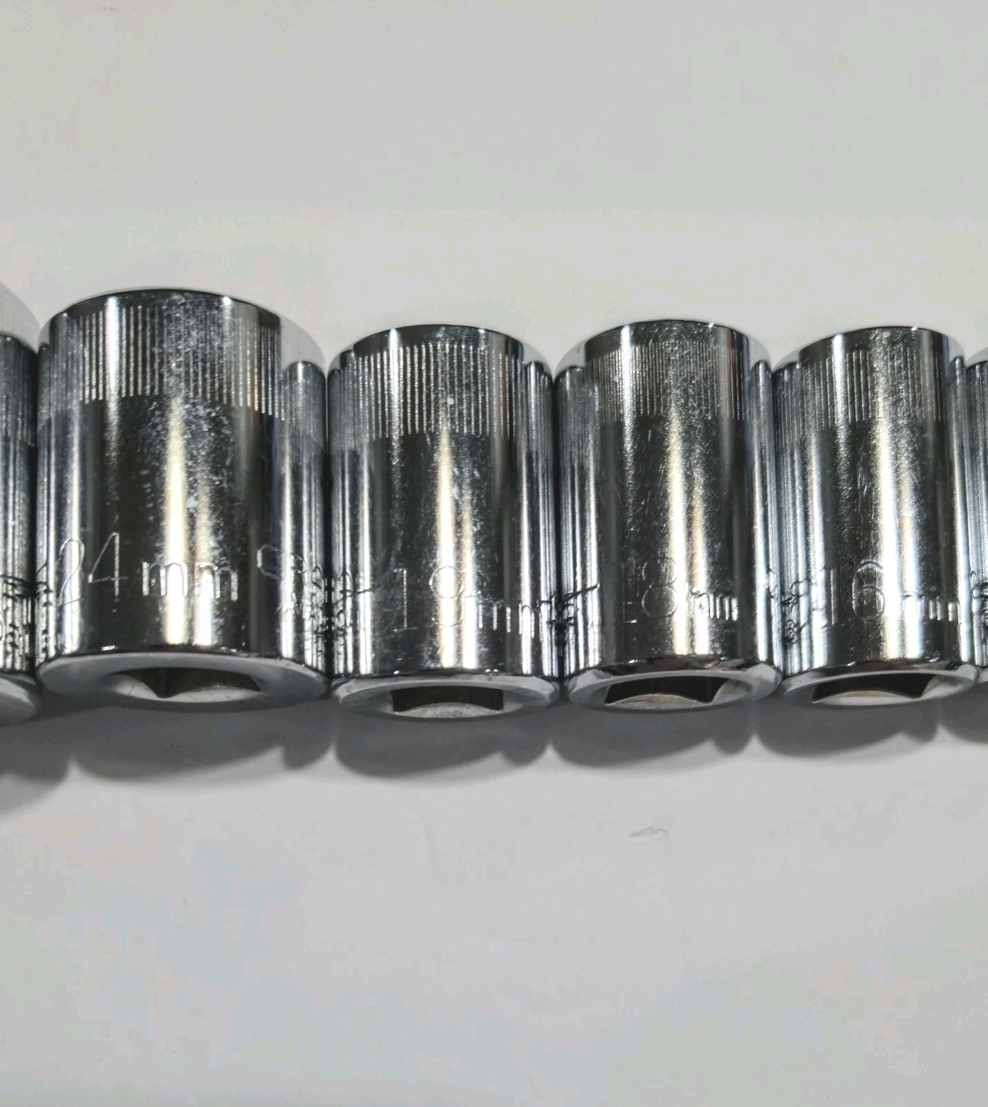 Craftsman USA 9 pc Metric Socket Set – 1/2″ Drive**READ**