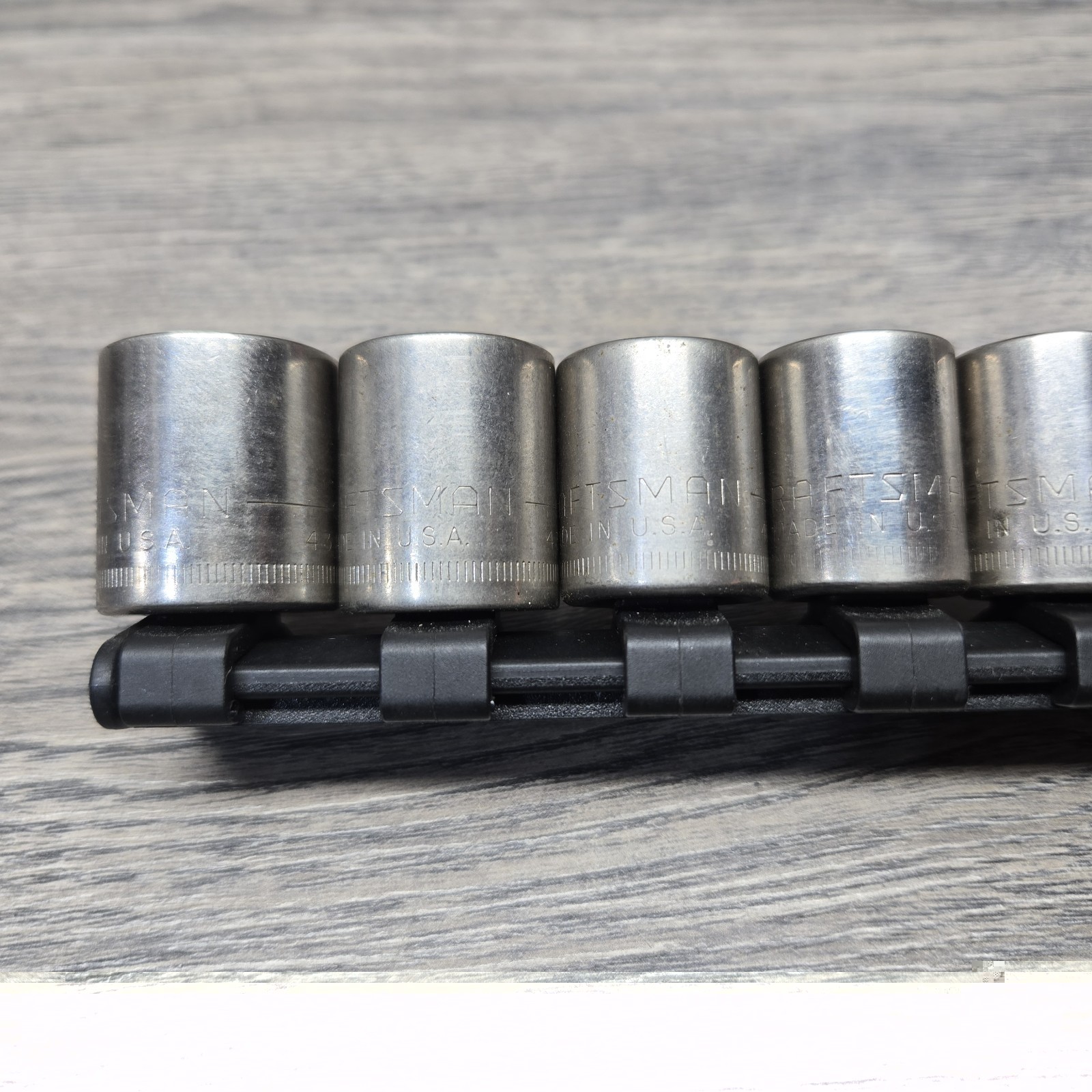 Craftsman USA Metric 6 Point 3/8 Dr G Chrome Sockets 43548 17mm 43570 Lot Of 8