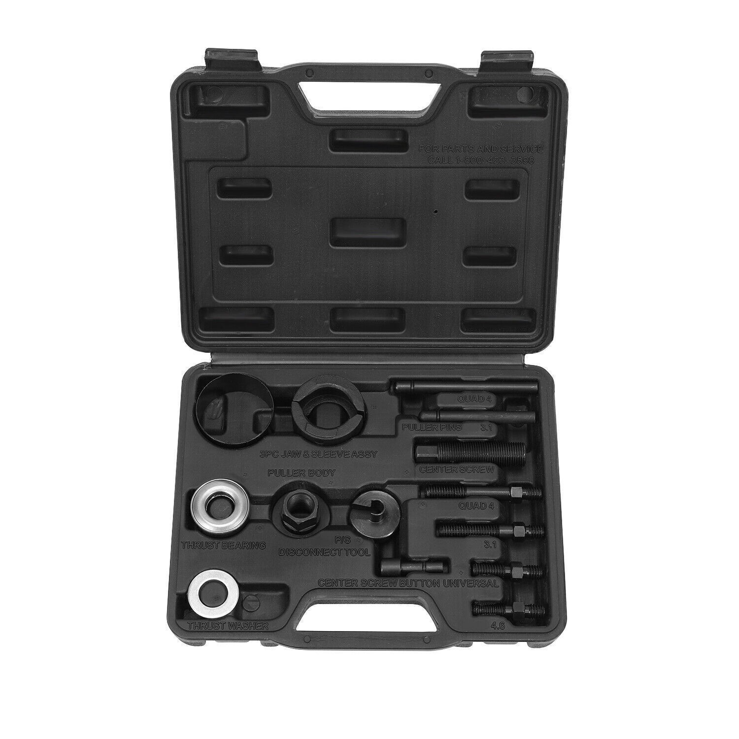14PCS Set Power Steering Pump Puller Remover Installer Tool Universal Fit