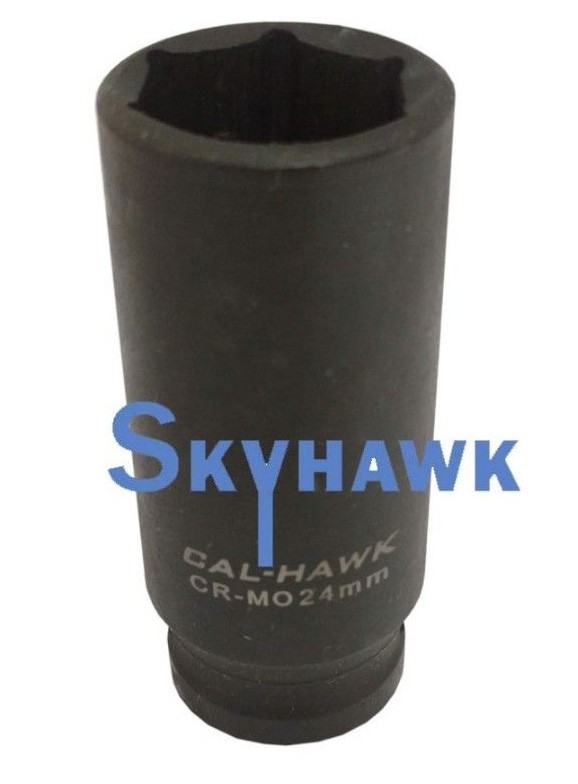 1/2″ DR. X 21MM DEEP IMPACT SOCKET 6 POINT SKTchrome vanadium CR-MO MATERIAL