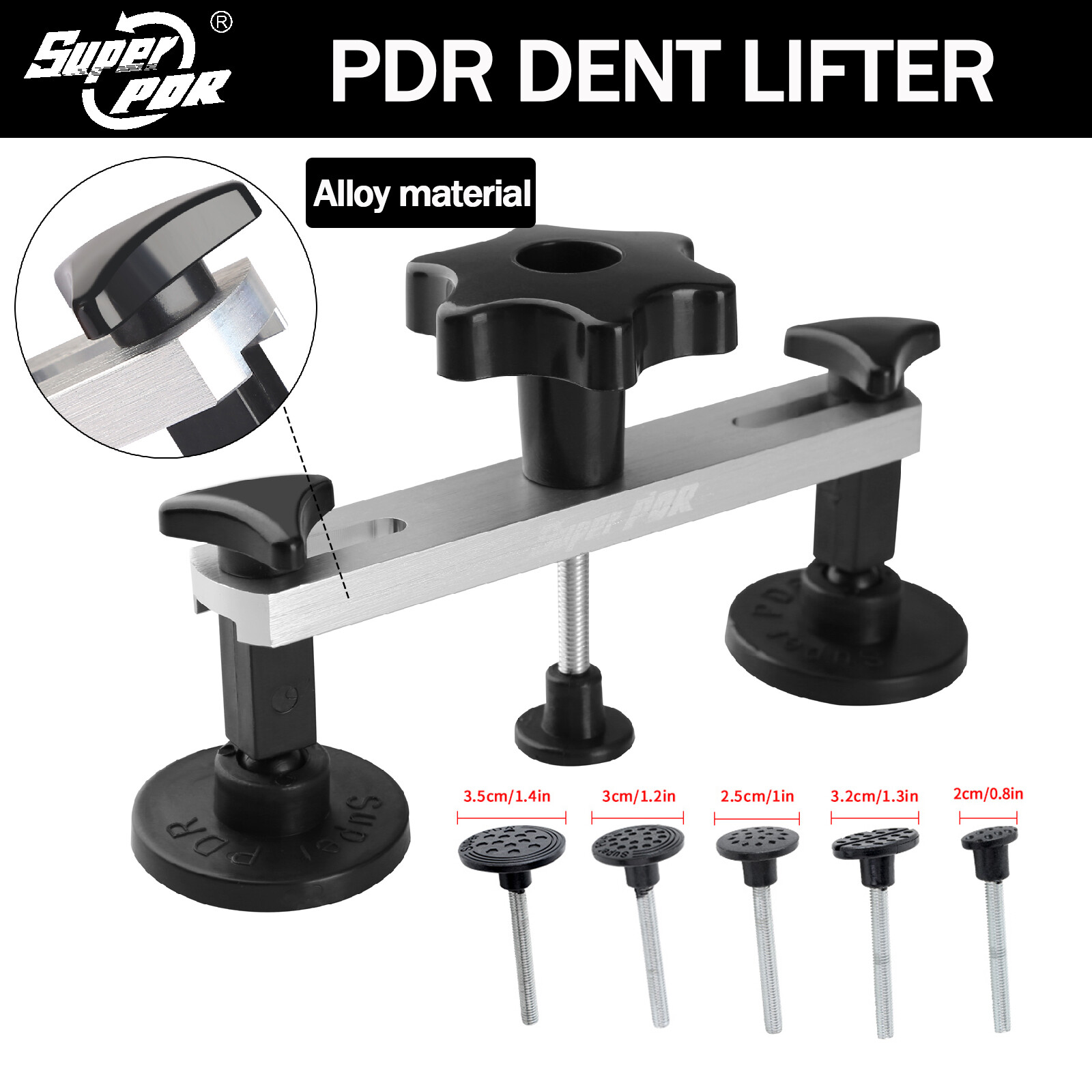 118PC Car Paintless Dent Puller Lifter Tool Kit Body Repair Hail Removal Tab PDR