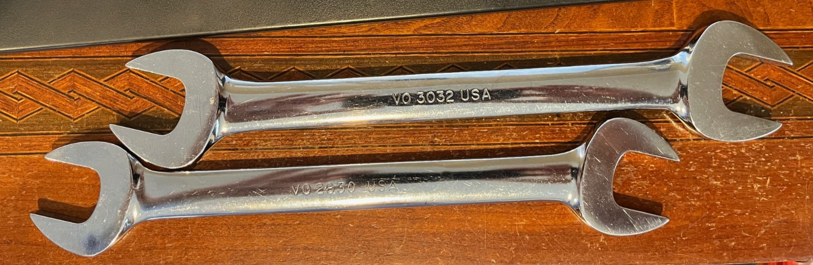 SNAP-ON UNDERLINE VO SERIES SAE DOUBLE OPEN END WRENCH SET 1″ TO 1/4″ 12 PC