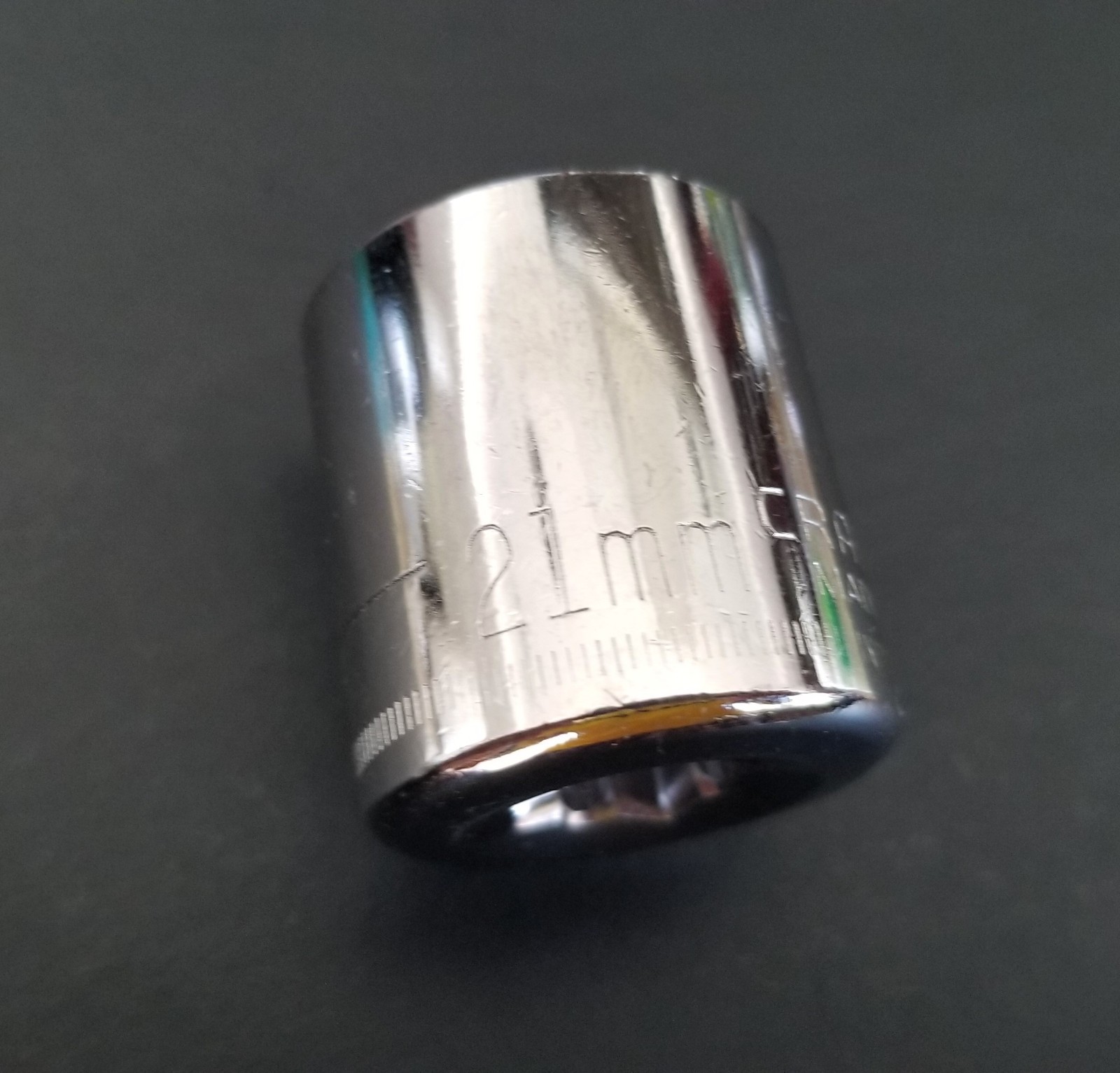 21mm CRAFTSMAN 43584 Shallow Socket 6 Point 3/8″ Drive G2 Series USA Made ~ EXC