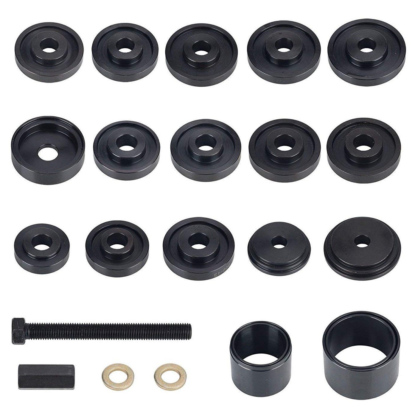 21PCS Front Wheel Drive Bearing Adapter Puller Service Removal Install Tool Set