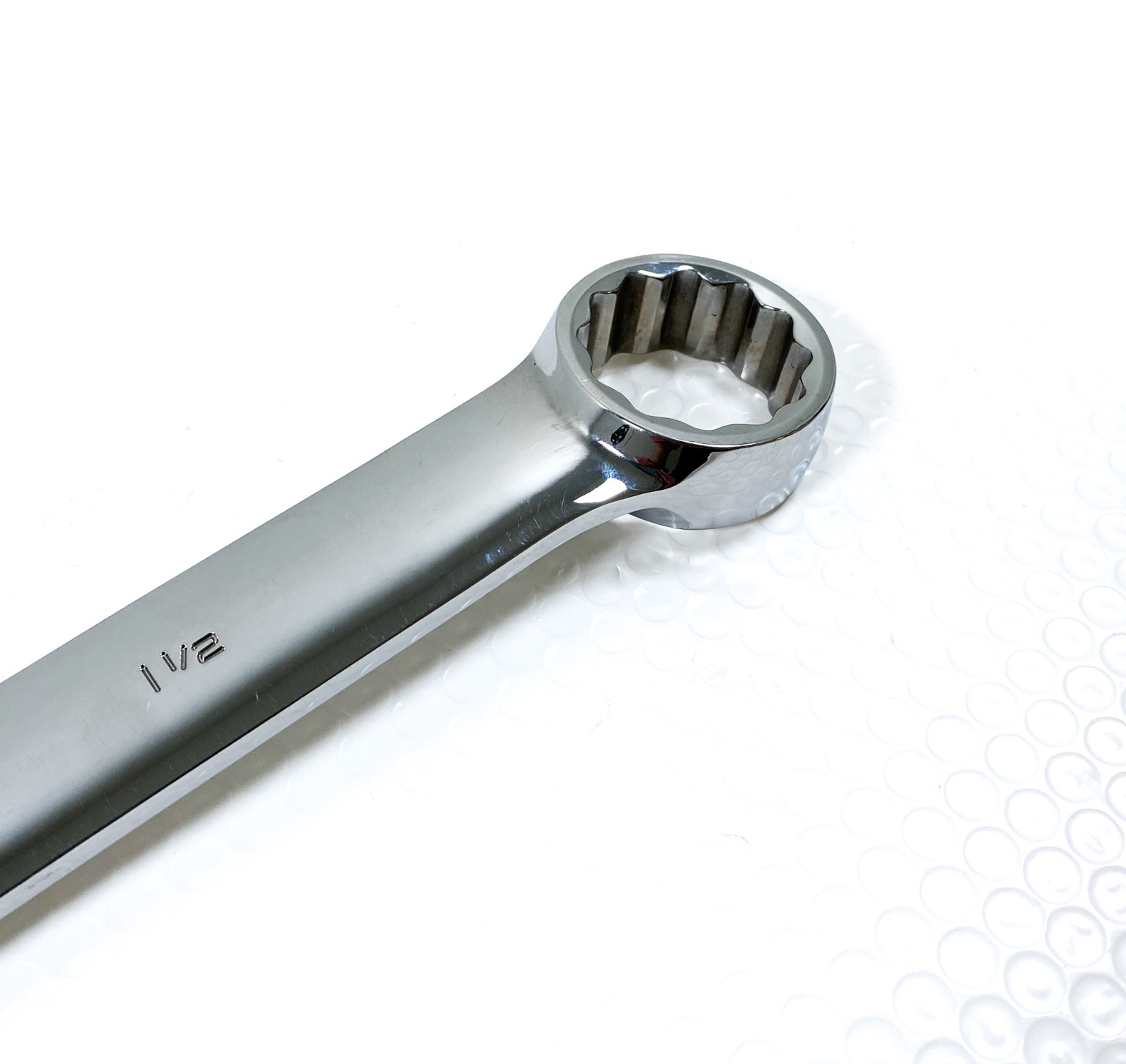 SNAP ON TOOLS 1-1/2″ CHROME SAE Combination Wrench 12-Point Flank Drive OEX48B