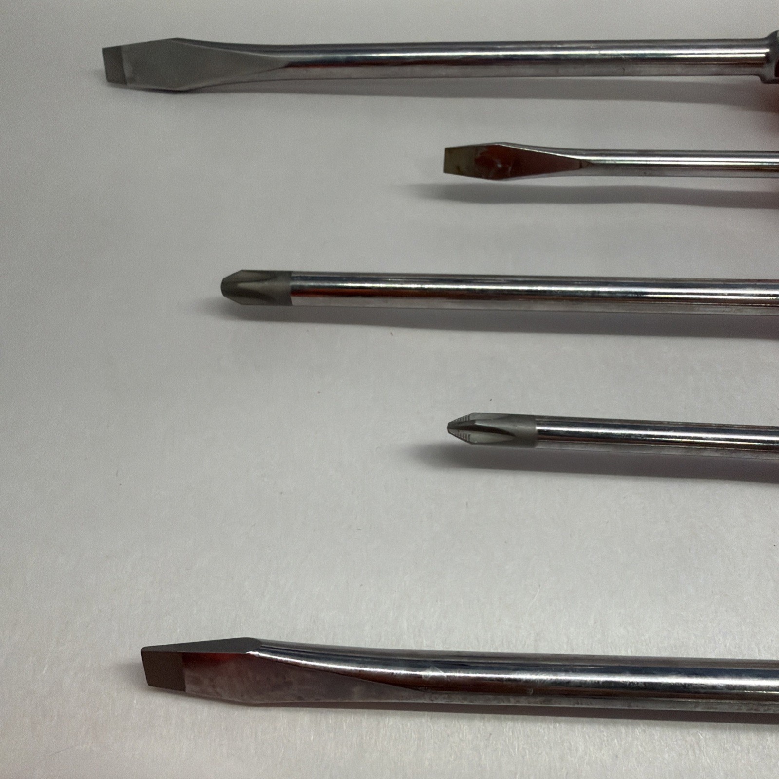 Snap On 9 Piece Screwdriver Set Red Soft Grip