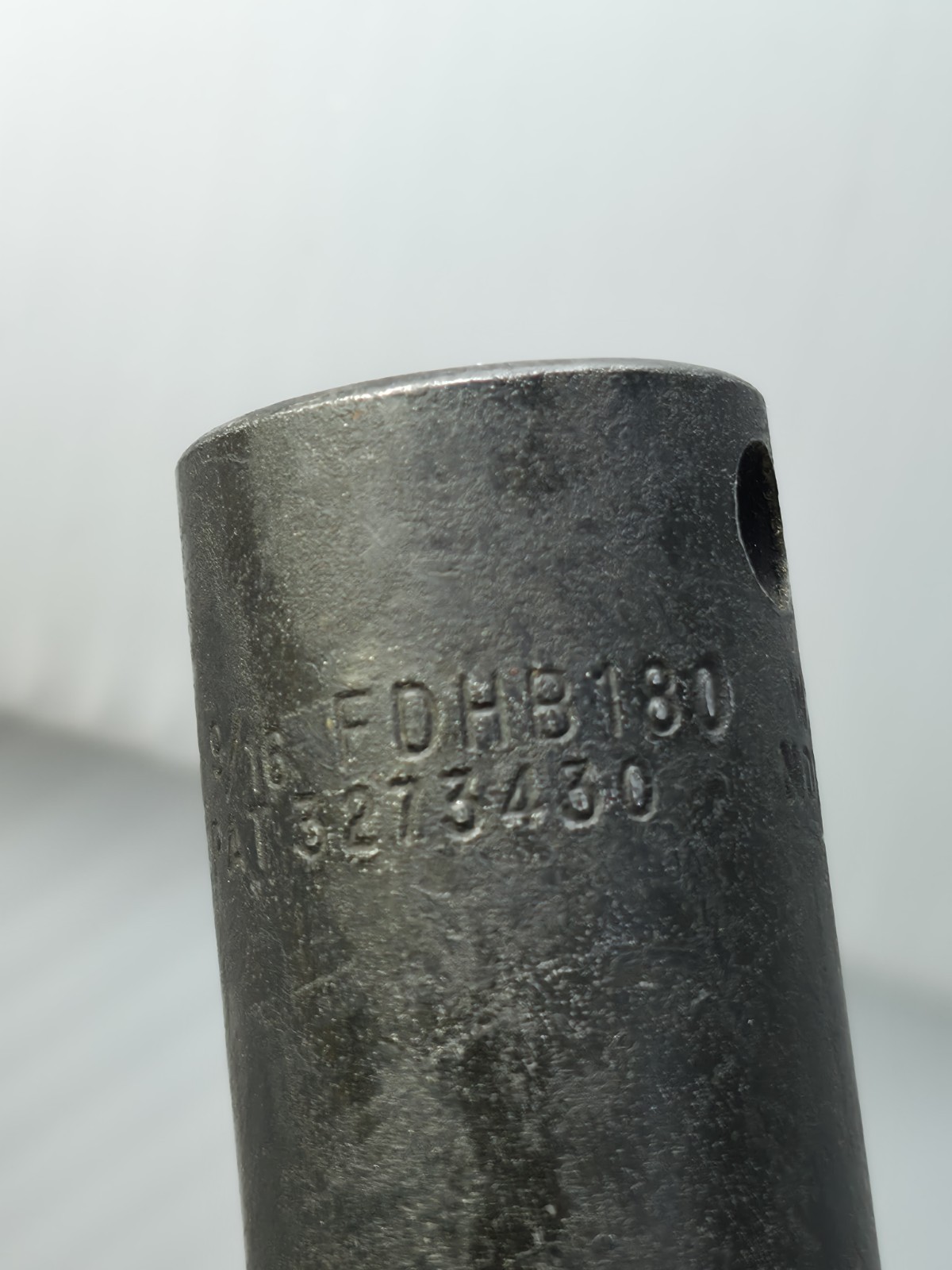 Snap On FDHB180 9/16″, 3/8″ Drive, 12 Point, Deep Impact Socket Black Oxide USA