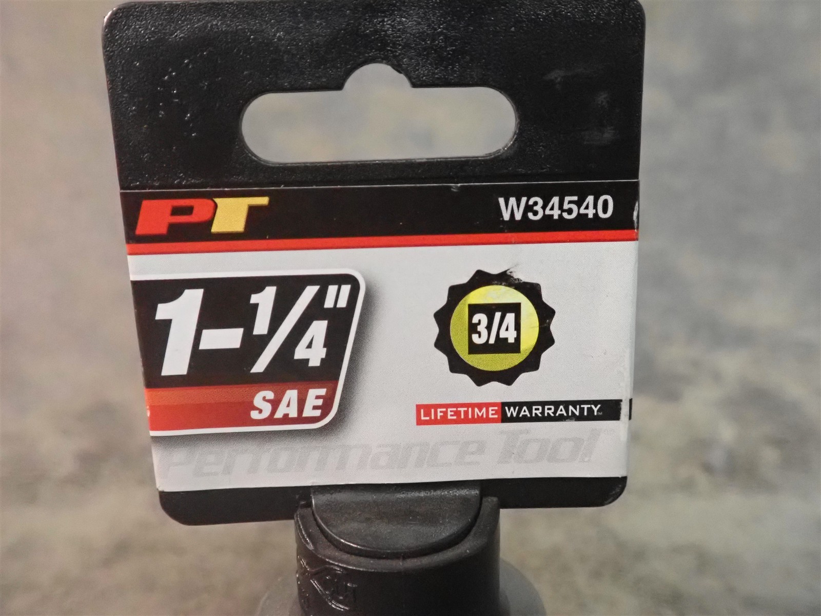 New Performance Tool W34540 SAE 1-1/4″ 12 Point 3/4″ Drive Socket (BN487)